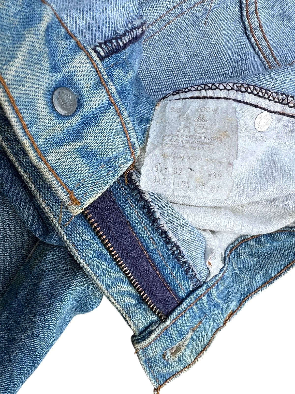 Levi's Vintage 90s Levis 515 Orange Tab Mudwash Denim Jeans 31x29 Size US 31 - 10 Thumbnail