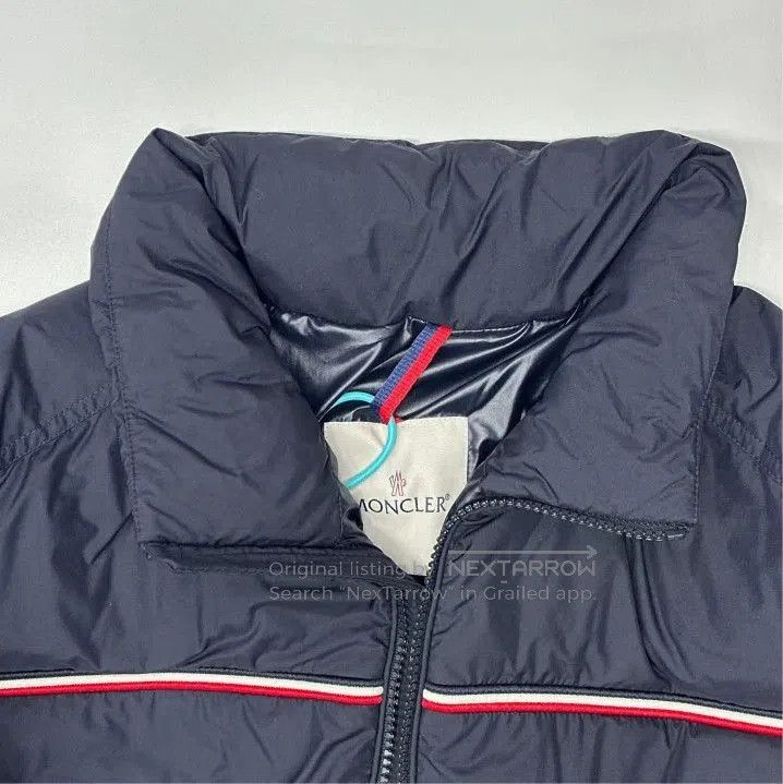 Moncler Moncler Bouvaque Striped Short Zip Down Jacket. Size US M / EU 48-50 / 2 - 5 Thumbnail