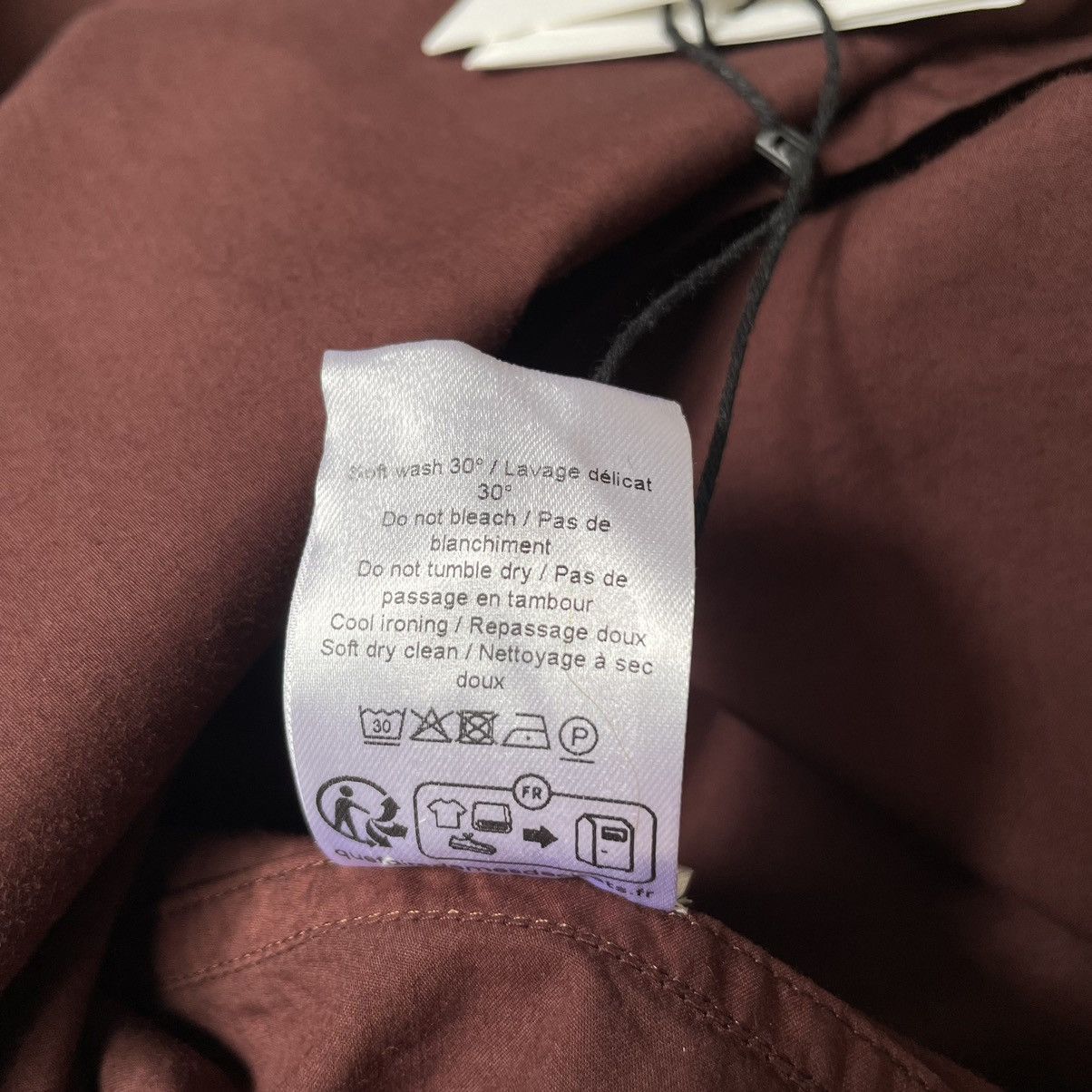 Lemaire Wine Cotton ‘Pyjama’ Over Shirt Size US L / EU 52-54 / 3 - 11 Thumbnail