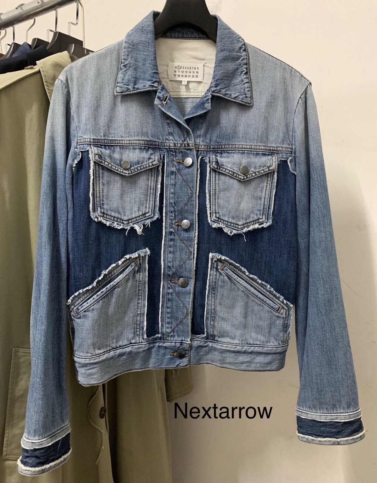 Maison Margiela MAISON MARGIELA SS18 Short Edition Destruction Denim Jacket Size US XXS / EU 40 - 1 Thumbnail