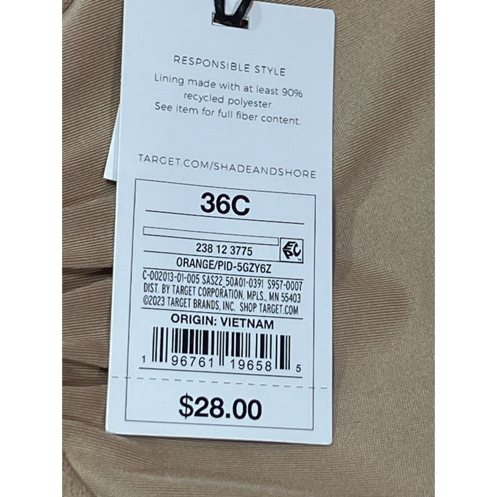 Other Shade & Shore - Women's Longline Cinch Front Keyhole Bikini Size ONE SIZE - 6 Thumbnail