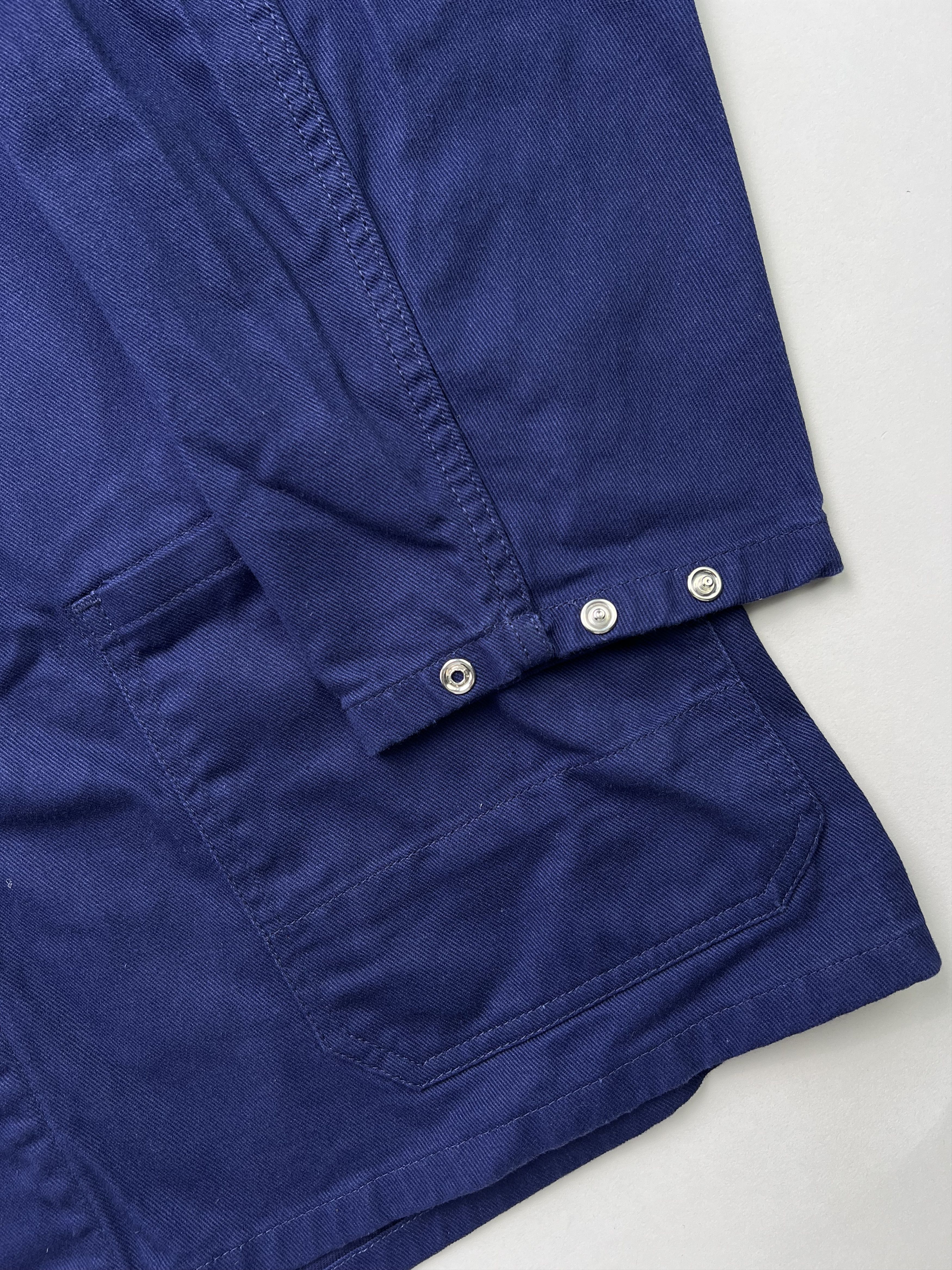 Vintage French Work Chore Jacket Vintage Bleu De Travail Size US L / EU 52-54 / 3 - 6 Thumbnail