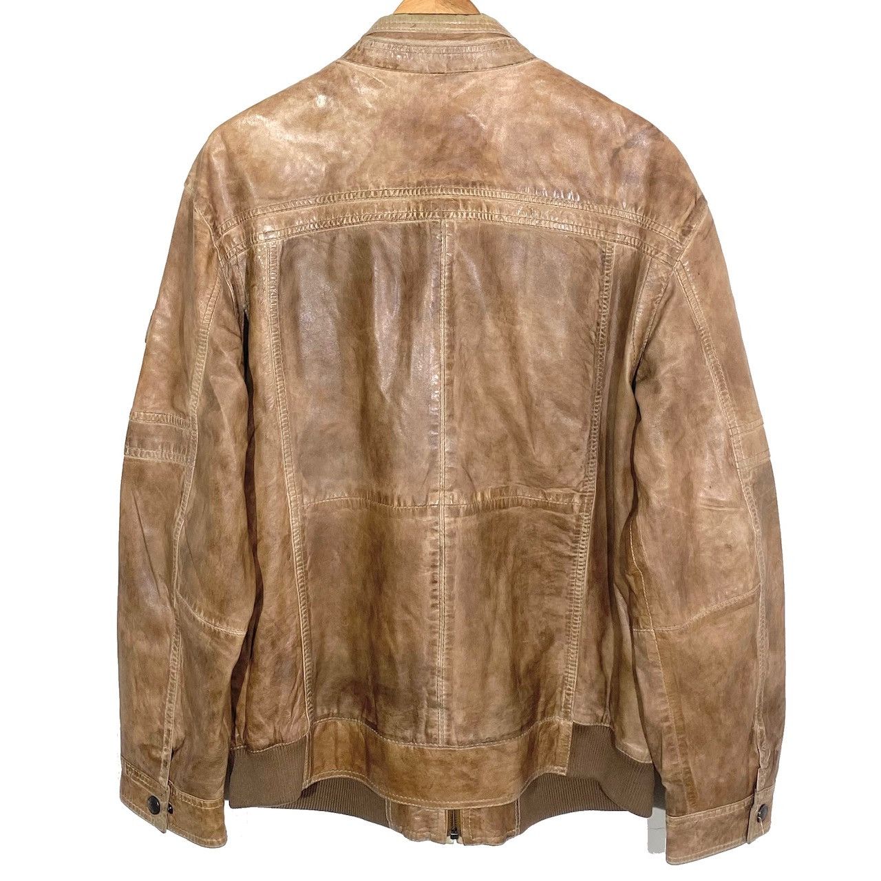 Pierre Cardin Blouson En Cuir Marron Patiné Vintage Pierre Cardin Size US M / EU 48-50 / 2 - 3 Thumbnail