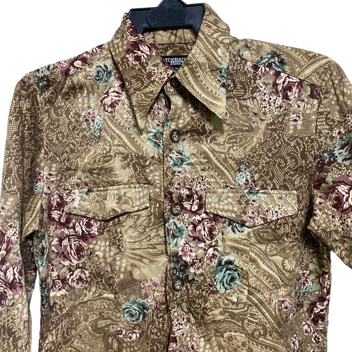 Tornado Mart Tornado Mart Japan Paisley Shirt Button Up Retro Collar Size US S / EU 44-46 / 1 - 8 Thumbnail