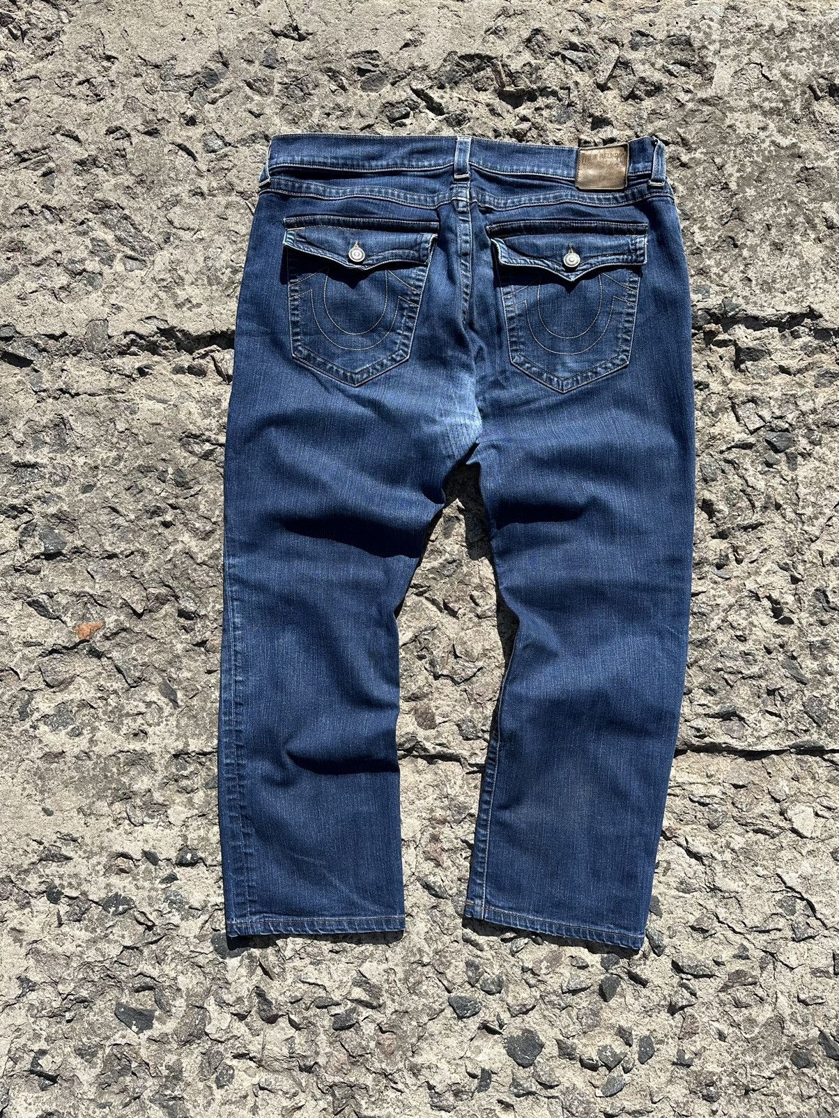 True Religion × Vintage True Religion Ricky Straight Jeans Pants Size US 40 / EU 56 - 3 Thumbnail