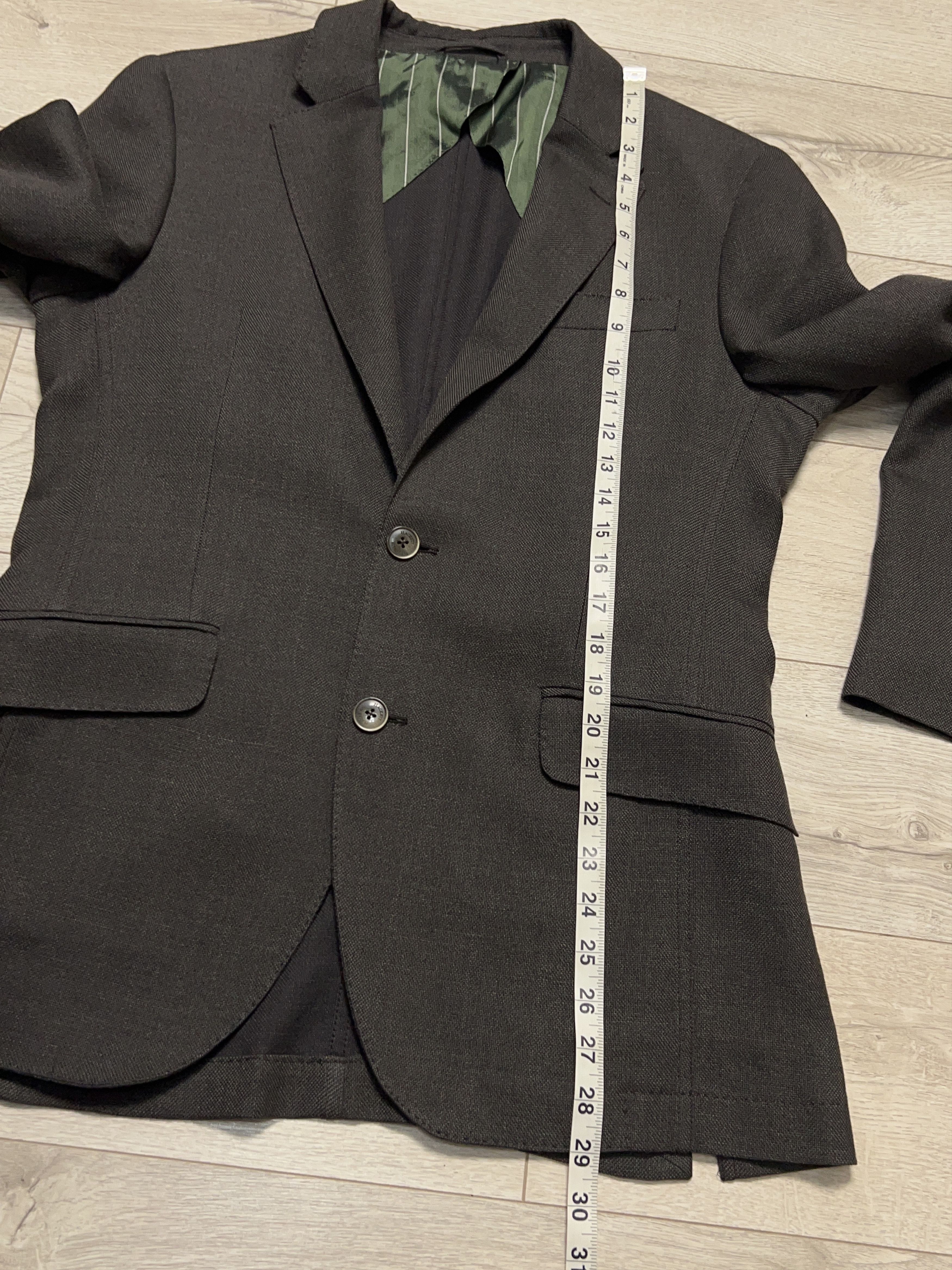 Hackett × Loro Piana Mens London Mayfair Hopsack Blazer Sport Coat Jacket Size 38R - 17 Thumbnail