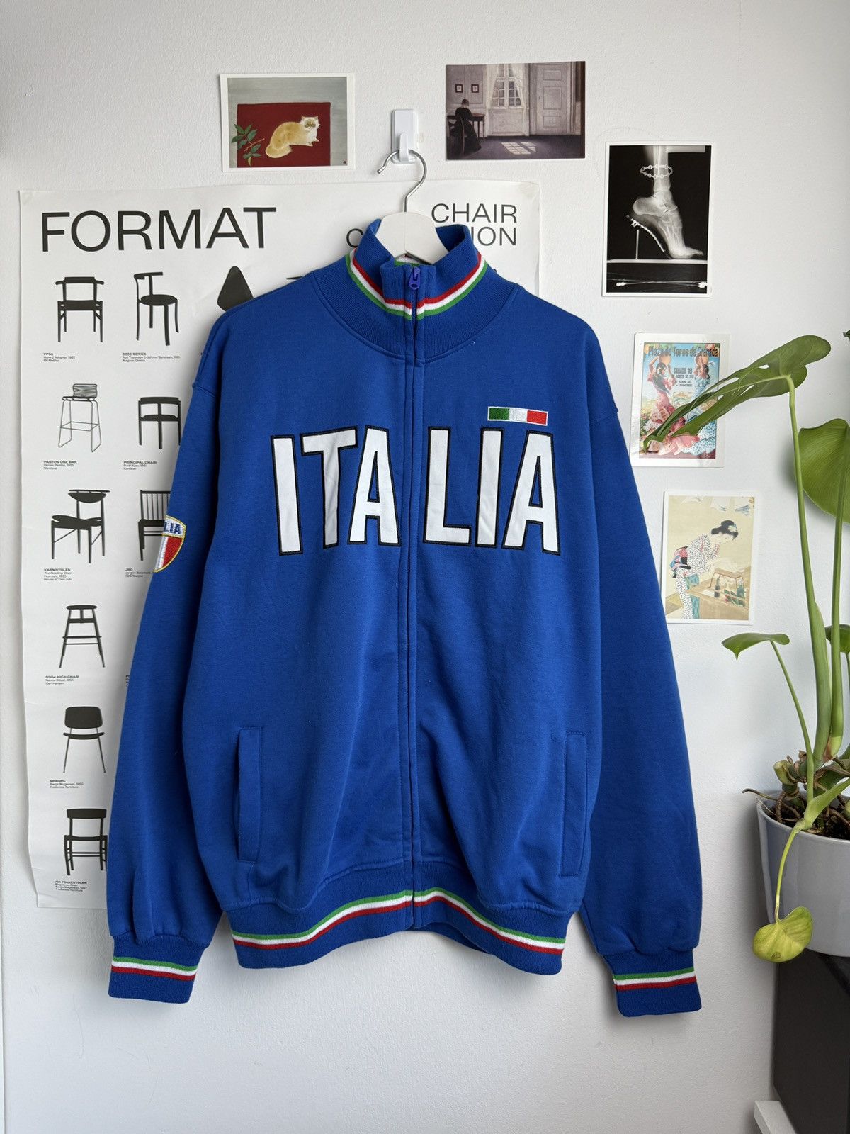 Other Vintage y2k Italy spellout logo zip sweatshirt XL blockcore Size US XL / EU 56 / 4 - 1 Thumbnail