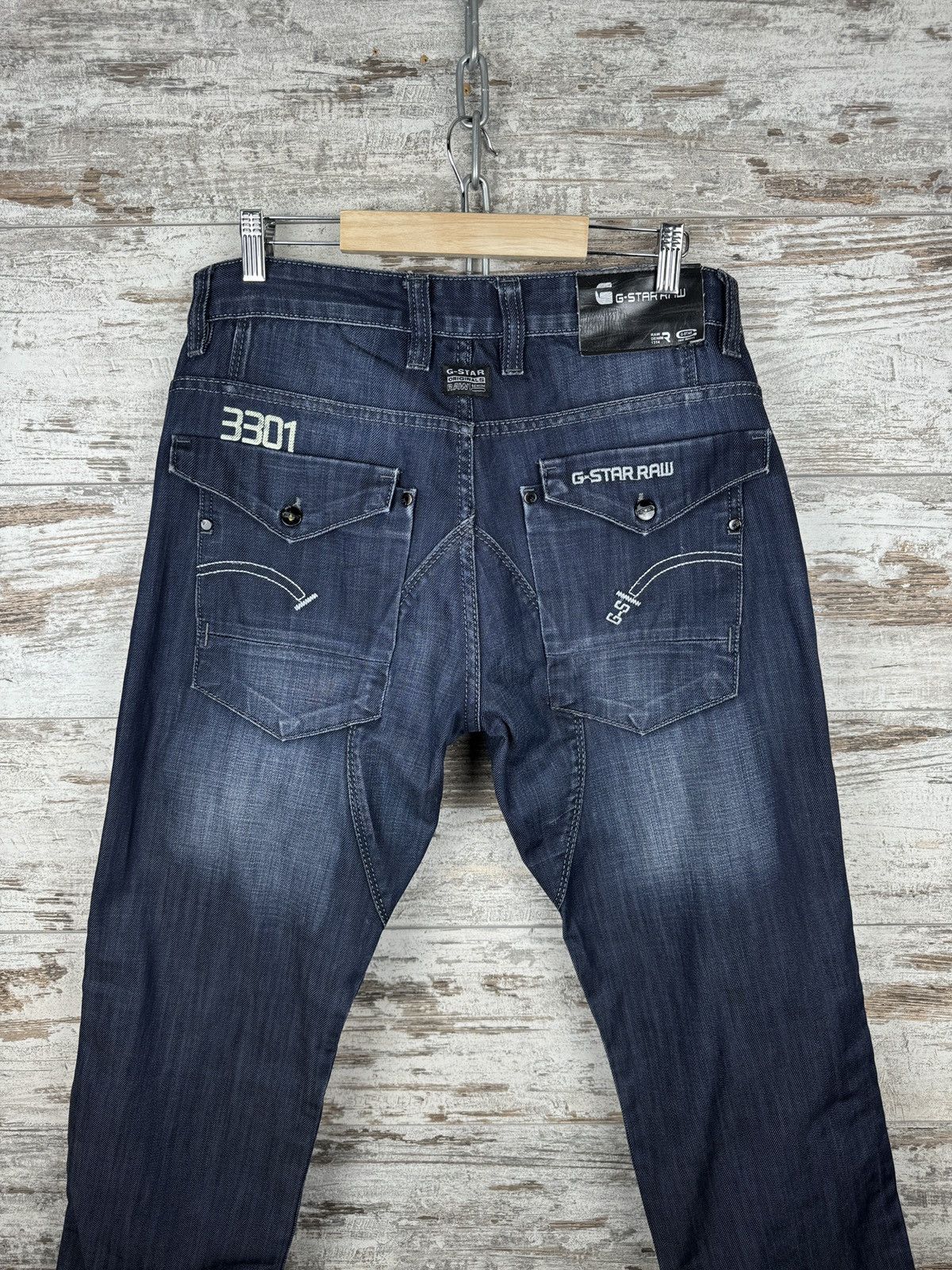 G-Star Mens Vintage G Star Raw cargo jeans denim pants Japanese y2k Size US 33 - 8 Thumbnail