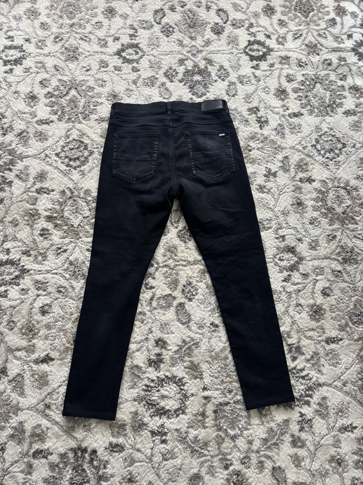 Amiri Amiri Black Logo Jeans Size US 34 / EU 50 - 8 Thumbnail