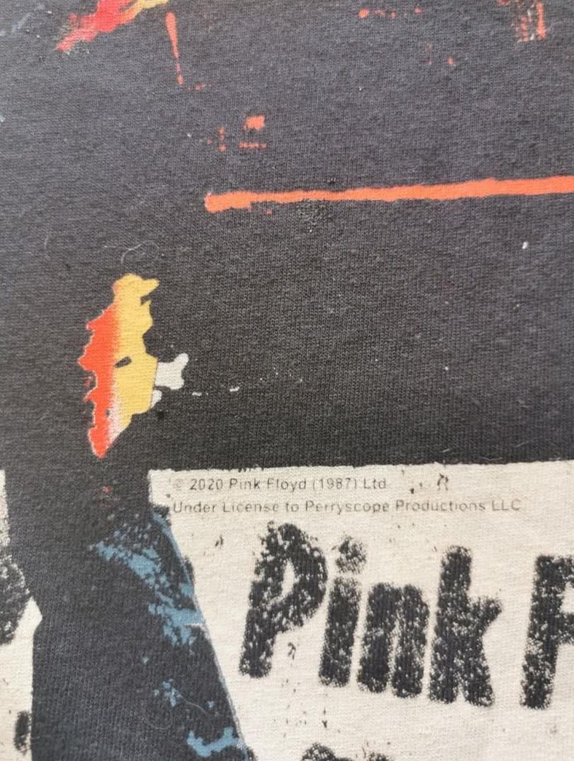 Band Tees × Pink Floyd Vintage Y2K Acid Wash Band Pink Floyd Liquid Blue Size US L / EU 52-54 / 3 - 5 Thumbnail
