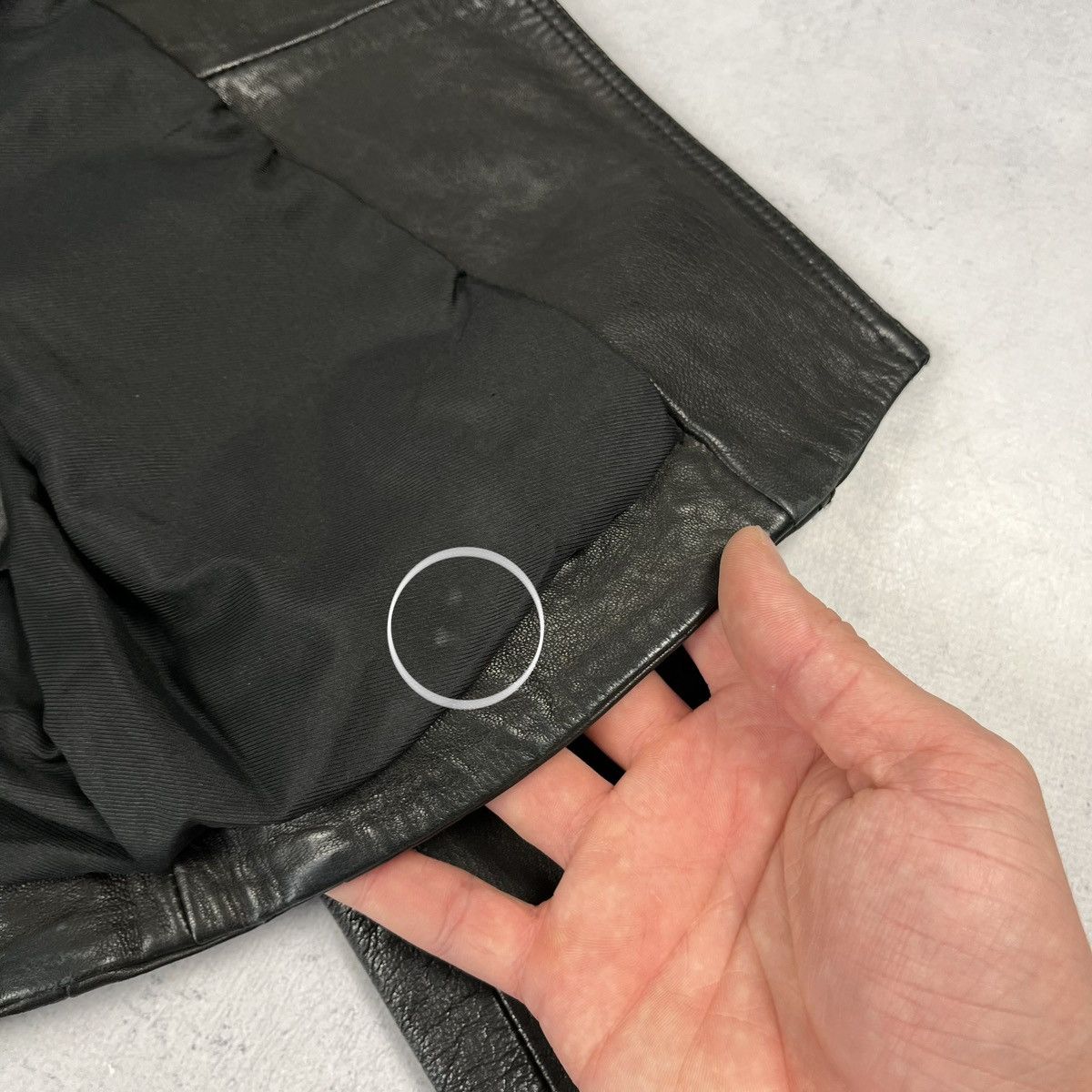 Allsaints Ladies AllSaints Dalby Biker black leather jacket Size XS / US 0-2 / IT 36-38 - 23 Thumbnail