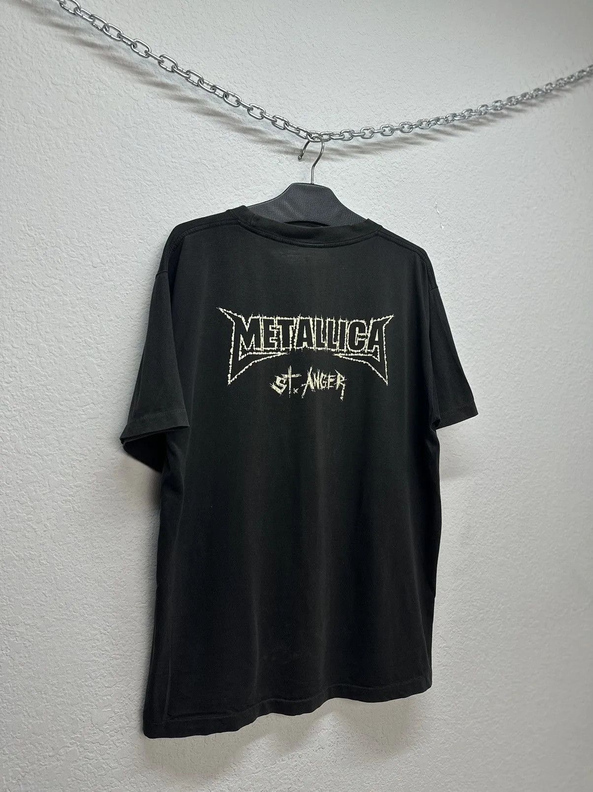 Metallica Vintage Metallica T-shirt 1990 Concert Tour Band tee Rock Size US L / EU 52-54 / 3 - 9 Thumbnail