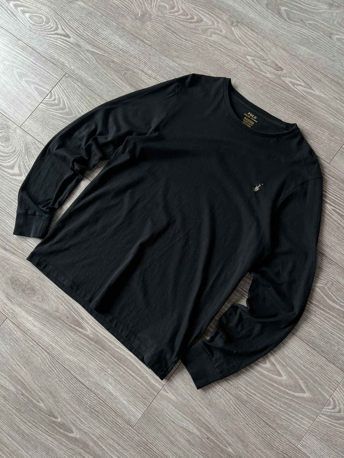 Designer × Polo Ralph Lauren × Ralph Lauren ‼️Polo Ralph Lauren RRL Archival Knit Logo Long Sleeve Tee‼️ Size US M / EU 48-50 / 2 - 4 Thumbnail