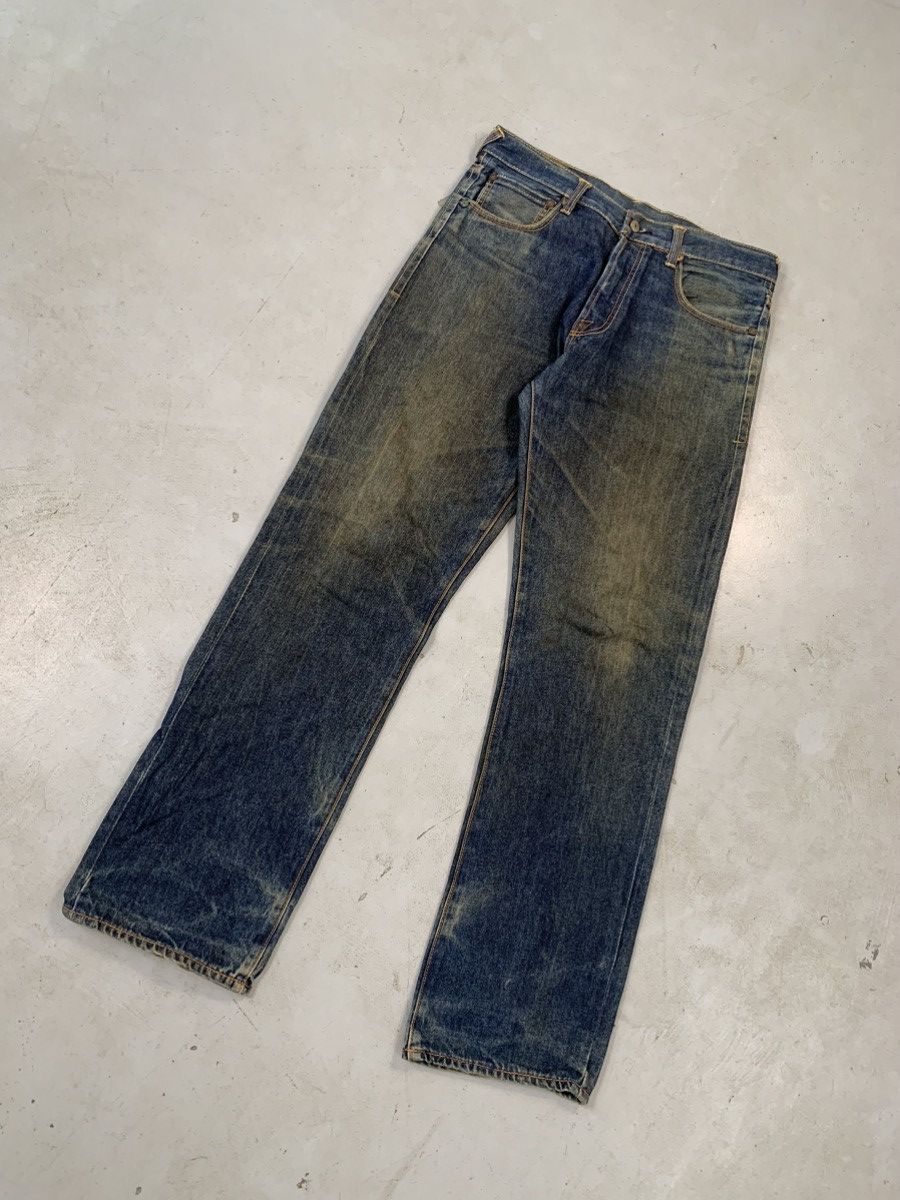 Japanese Brand Vintage Evisu inspired emboridered denim Size US 34 / EU 50 - 2 Thumbnail