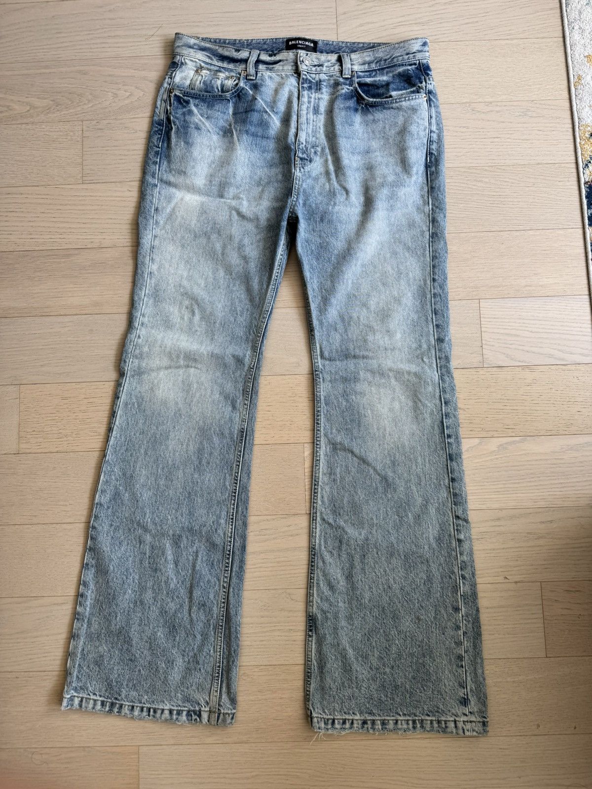 Balenciaga Balenciaga AW22 The Lost Tape Blue Flare Denim M | Grailed
