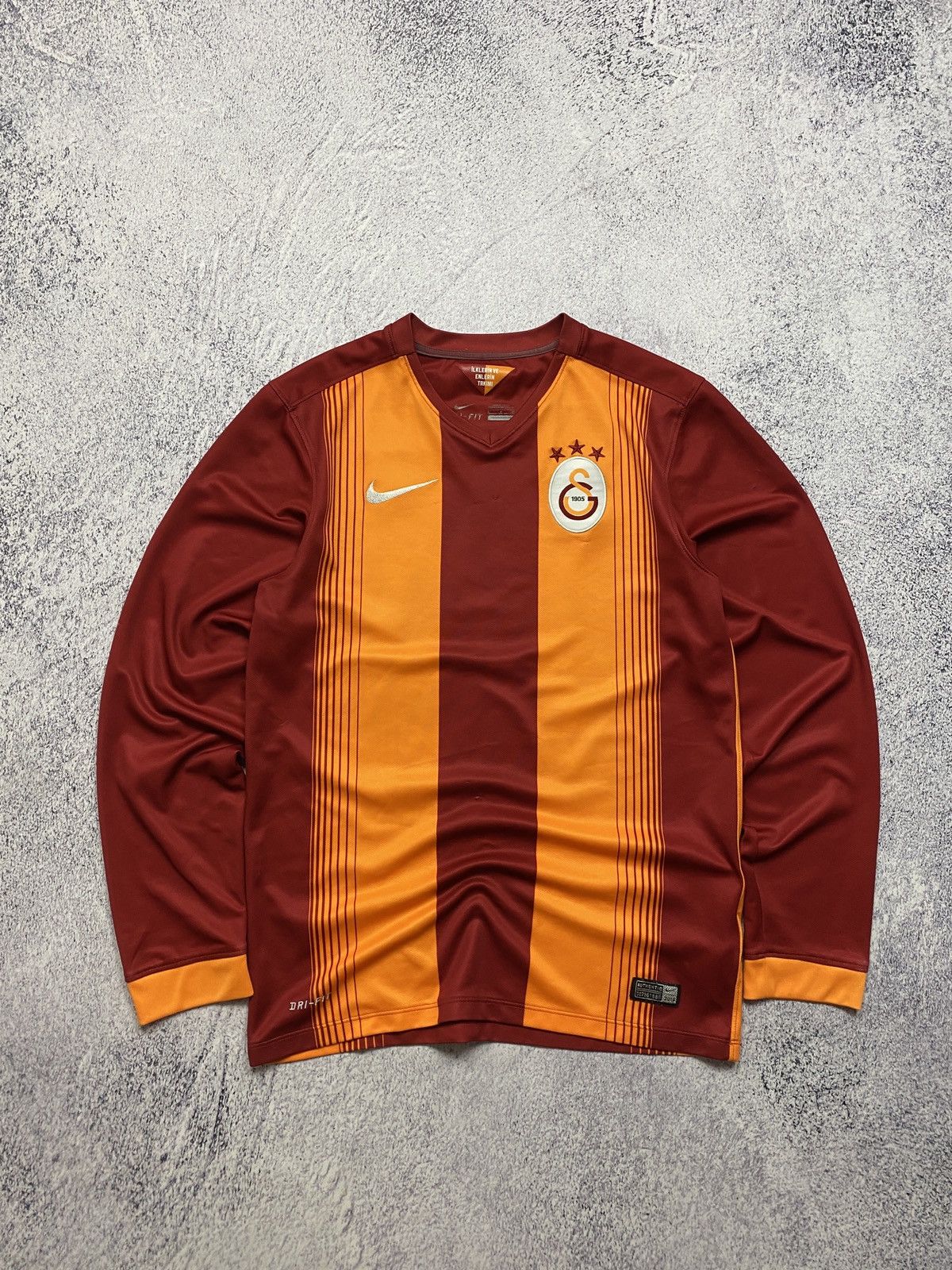 Nike Nike Galatasaray 2014-15 Home Longsleeve Soccer Jersey Size US S / EU 44-46 / 1 - 1 Thumbnail