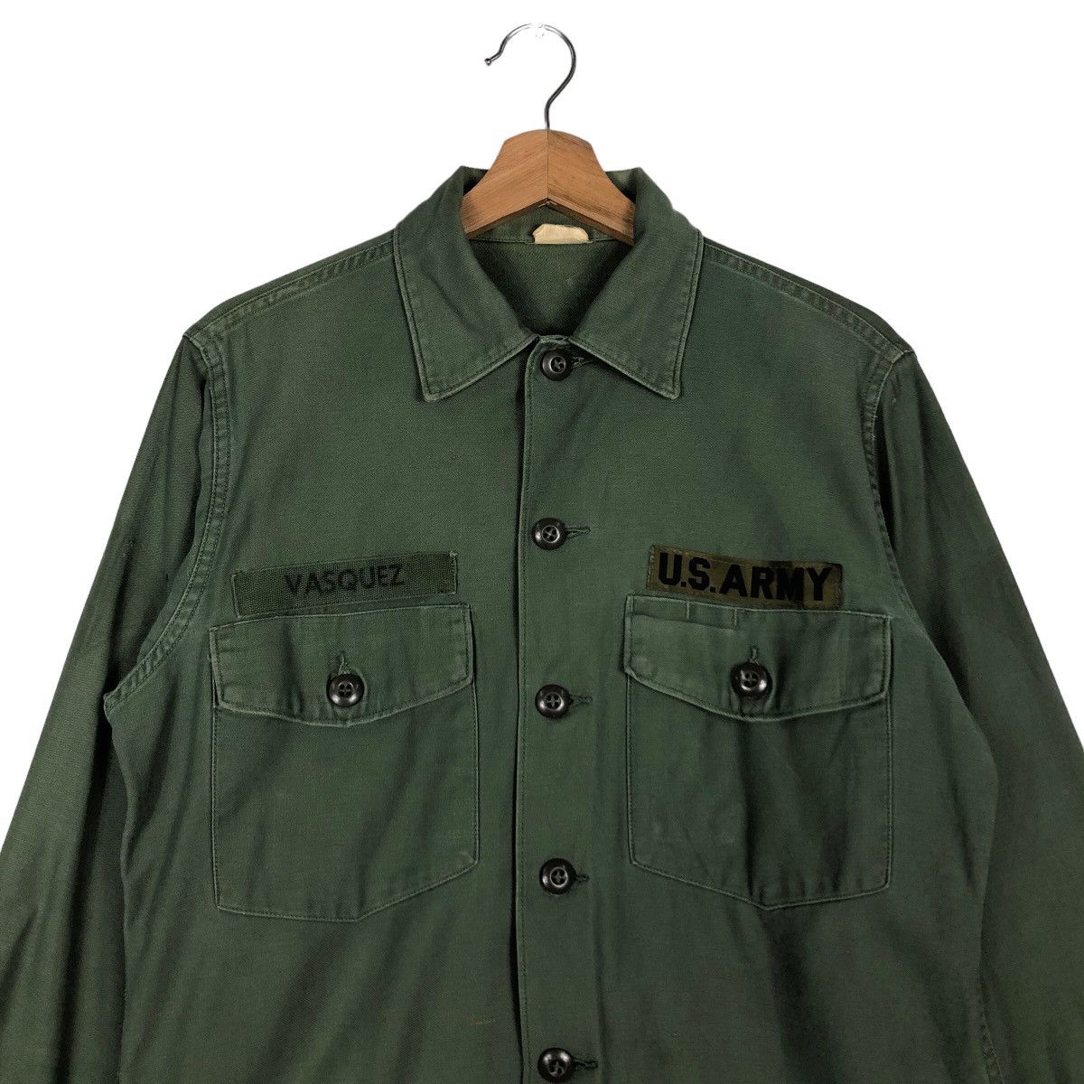 Vintage 🔥Vintage World War 2 Shirt Jacket Work OG 107 Military USA Size US M / EU 48-50 / 2 - 3 Thumbnail