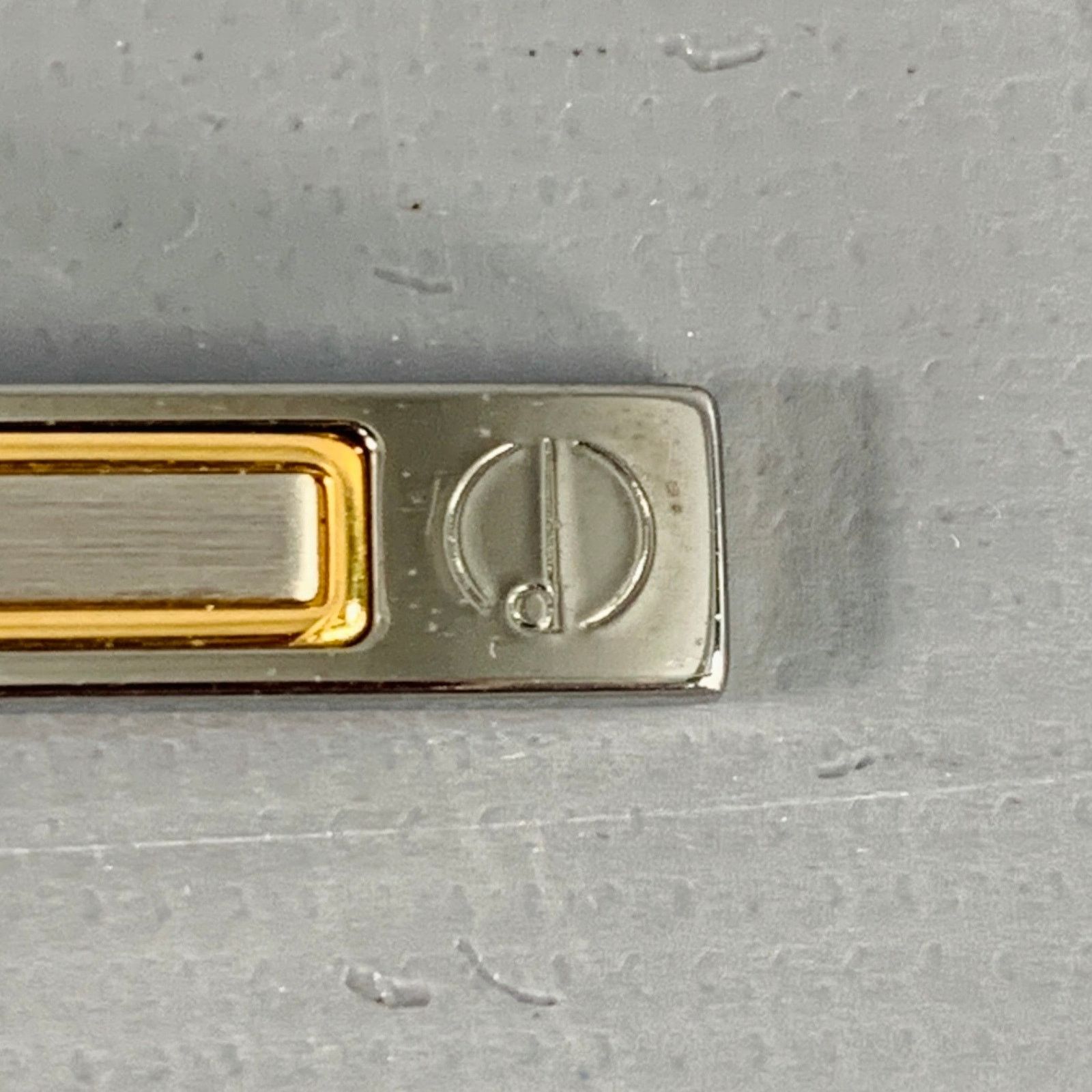 Alfred Dunhill DUNHILL Vintage Silver Gold Metal Tie Clip Size ONE SIZE - 2 Thumbnail
