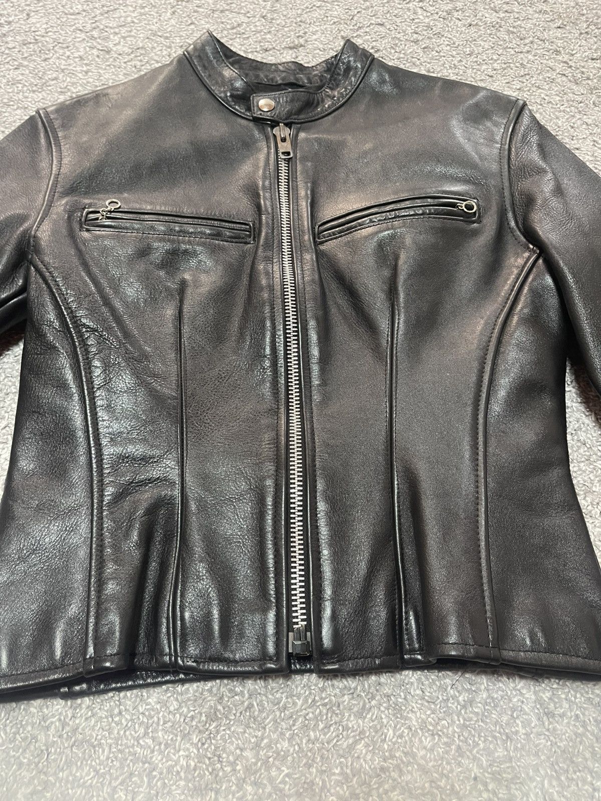 Vanson Leathers Vanson Comet USA Rare Ladies Model Leather Motorcycle Jacket Size S / US 4 / IT 40 - 9 Thumbnail