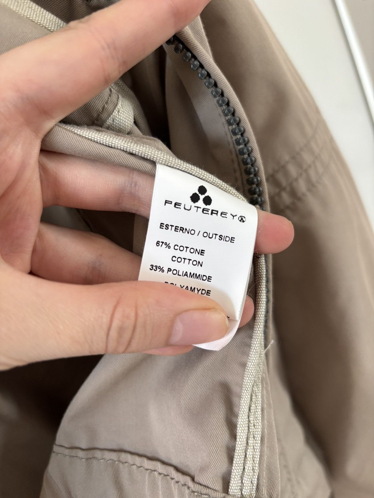 Peuterey Beige jacket with many pockets S Size US S / EU 44-46 / 1 - 9 Thumbnail