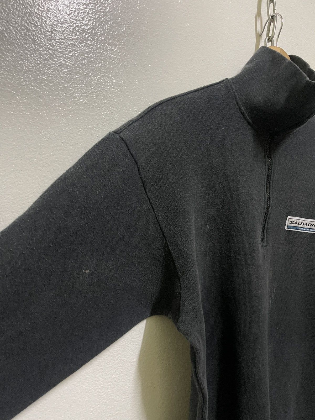 Vintage Salomon Half Zipper Long Sleeve Sun Faded Size US M / EU 48-50 / 2 - 2 Thumbnail