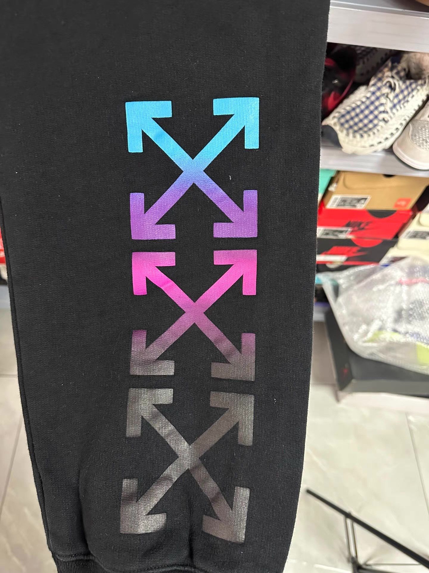 Off-White Off-White Blue Label Sweatpants Ｑ20 Size US 34 / EU 50 - 4 Thumbnail