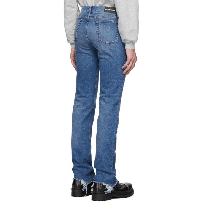 Balenciaga Balenciaga Distressed Denim Pants Size US 30 / EU 46 - 4 Thumbnail