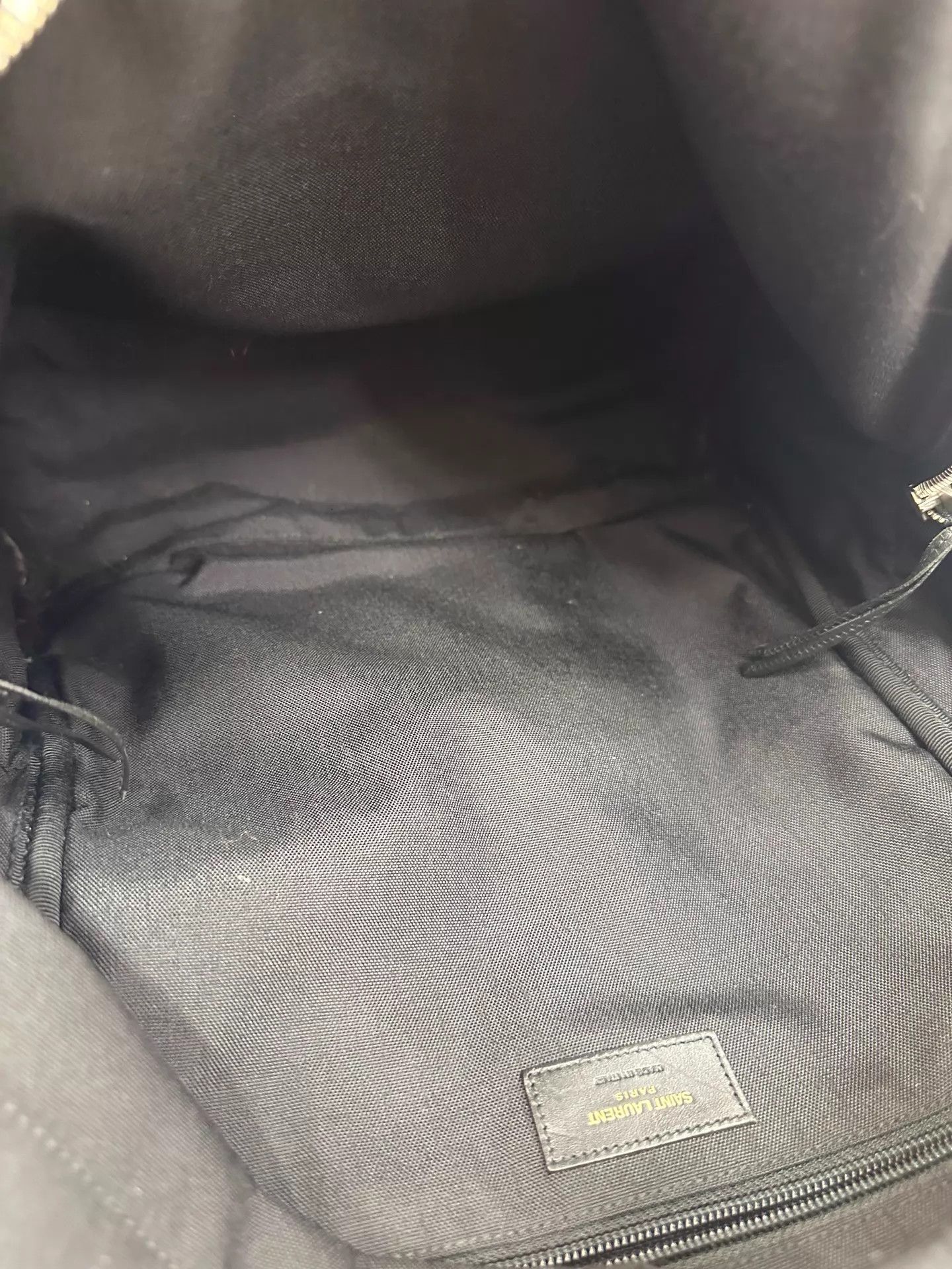 Yves Saint Laurent YSL Graffiti Backpack 30x14x42 Like New AH161 Size ONE SIZE - 6 Thumbnail