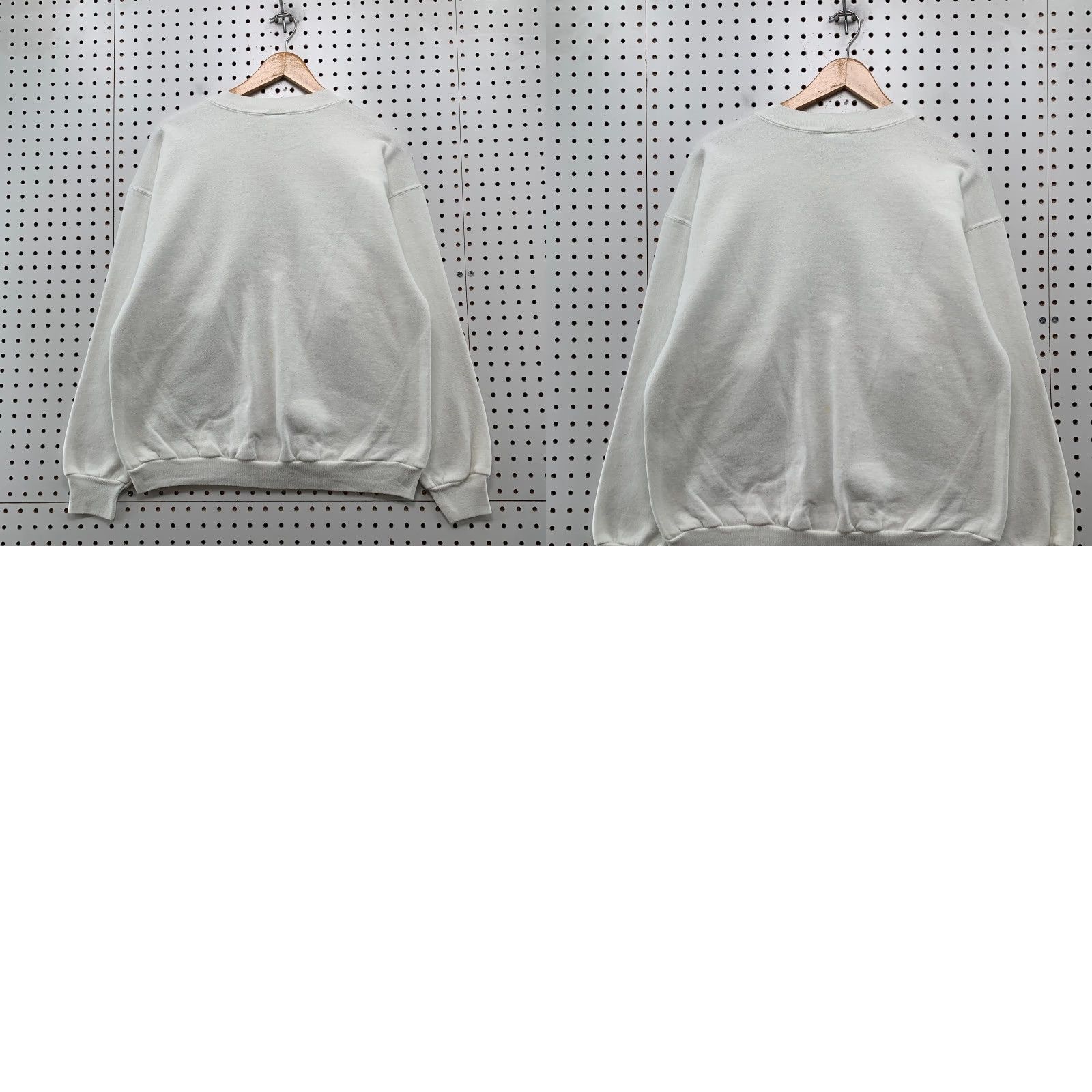Vintage VINTAGE Peacocks Sweatshirt Womens L White Crewneck Fleece Made USA Funny Italian Size L / US 10 / IT 46 - 10 Thumbnail