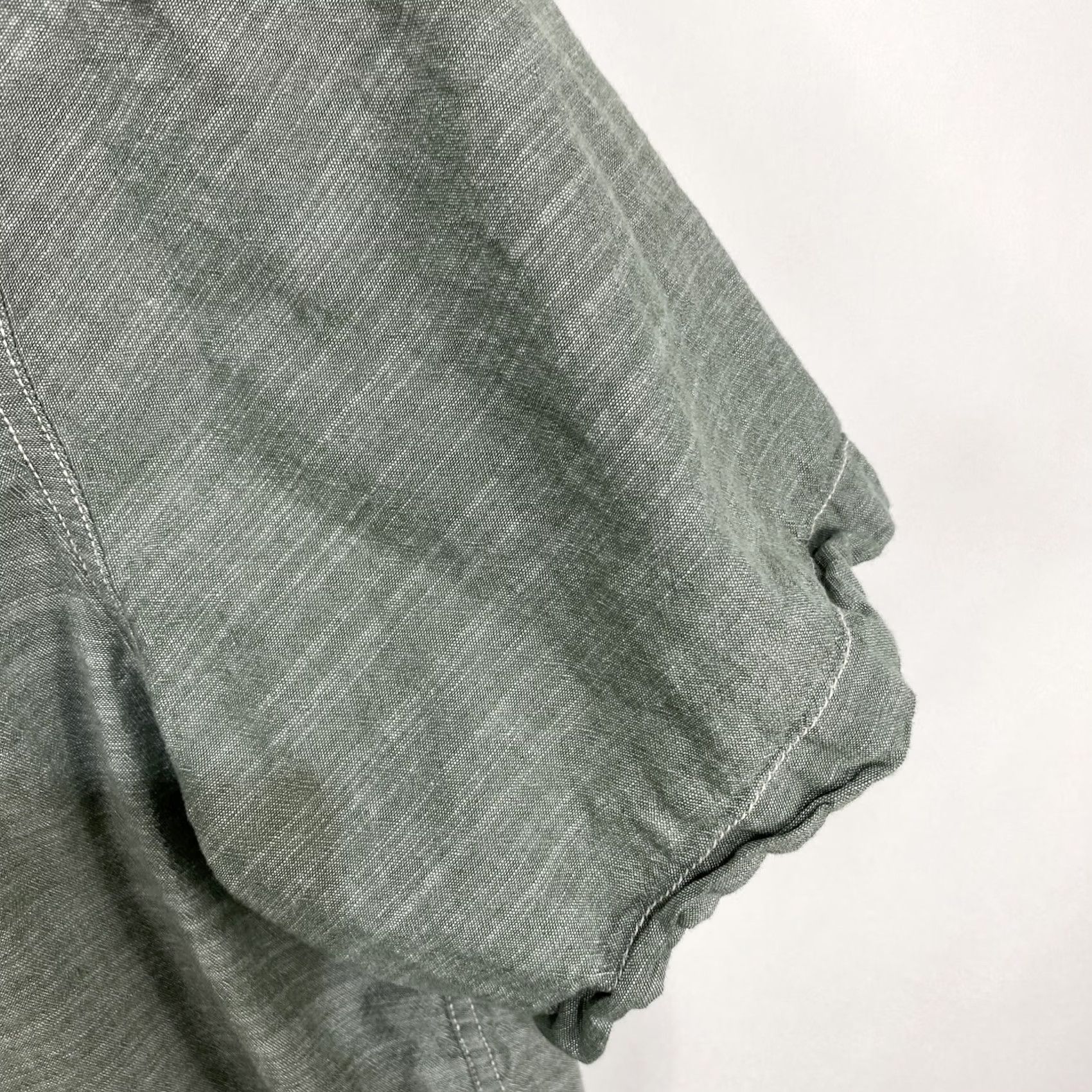 Vintage Woolrich Mens Short Sleeve Button-Up Shirt XXL Green Pockets Casual Outdoor Logo Button-Down Collar Size US XXL / EU 58 / 5 - 5 Thumbnail