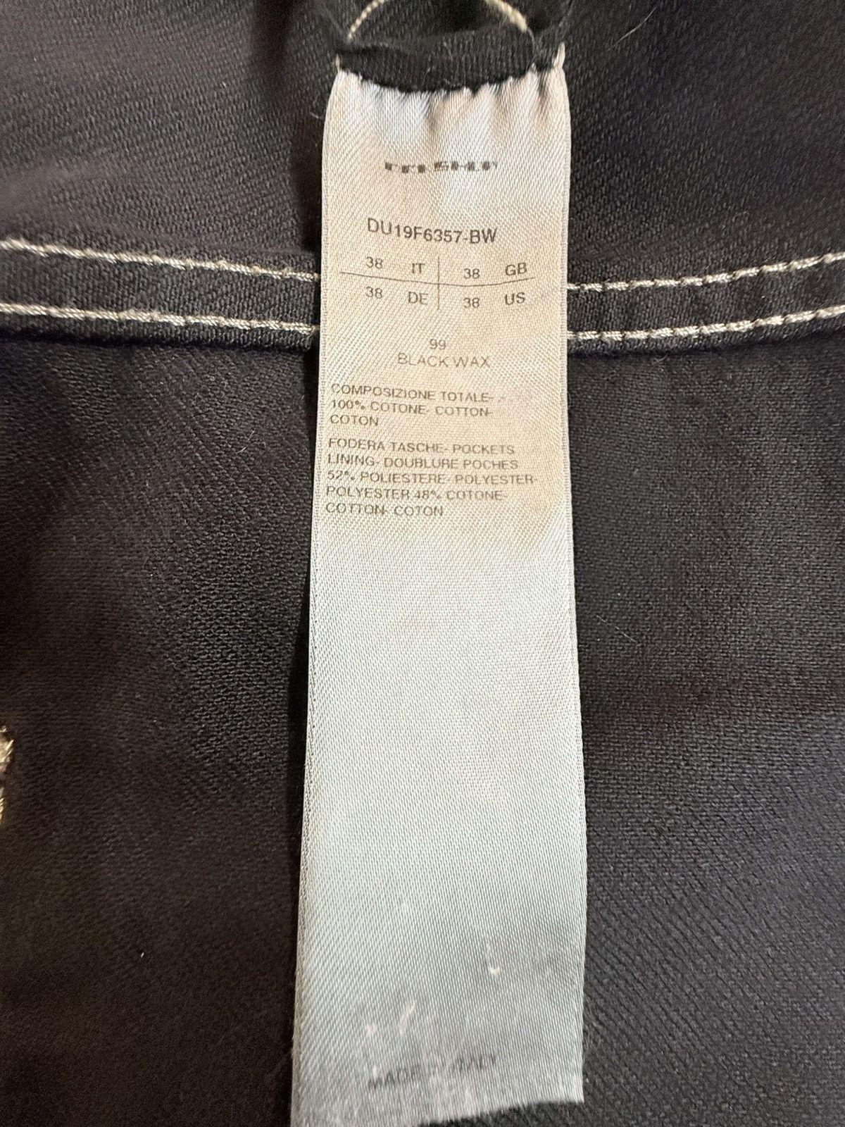 Rick Owens Drkshdw Rick Owens DRKSHDW "Collapse Cropped" Black Wax Jeans — 38 Size US 38 / EU 54 - 14 Thumbnail