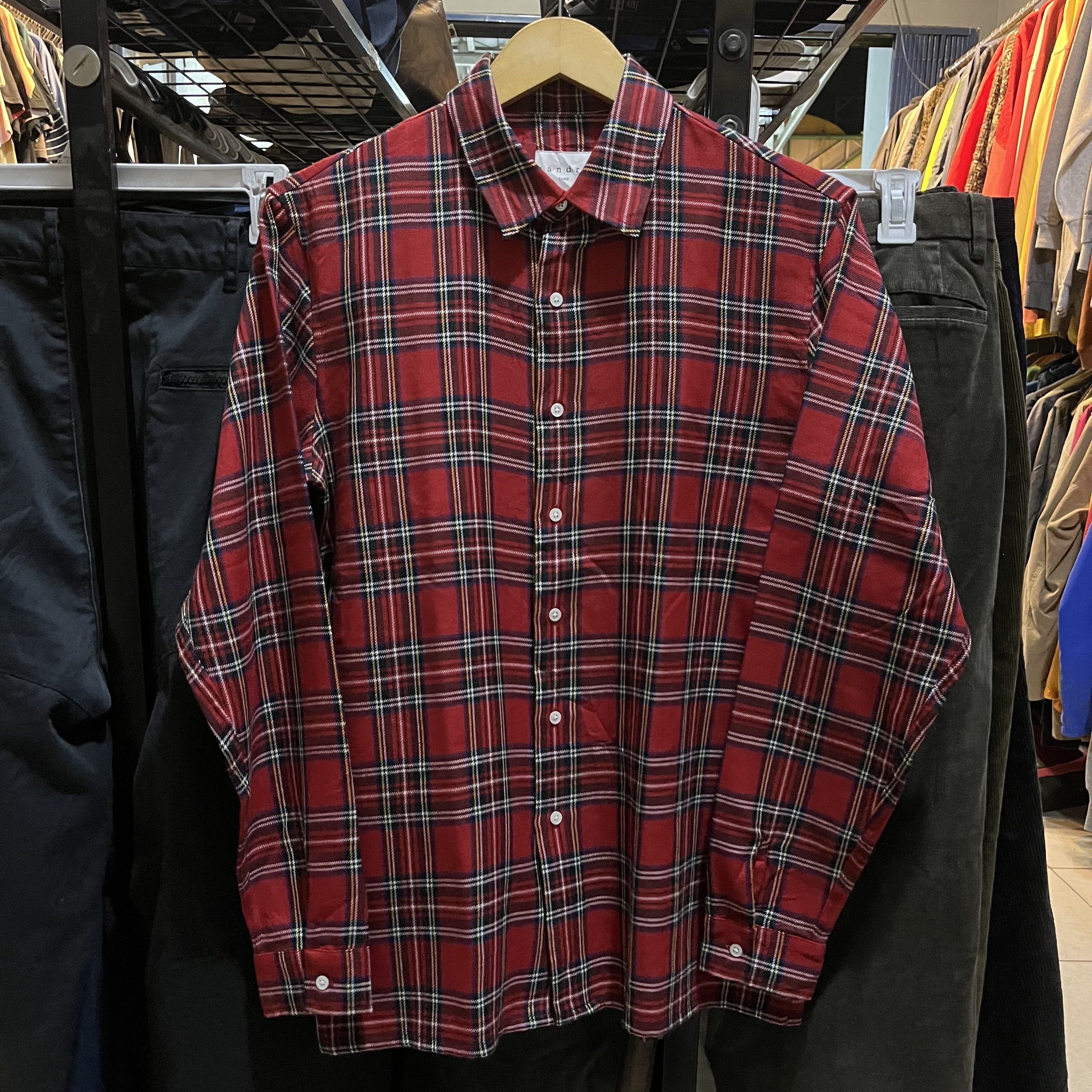 Designer × Sandro Sandro plaid tartan long sleeve button shirt Size US S / EU 44-46 / 1 - 2 Thumbnail
