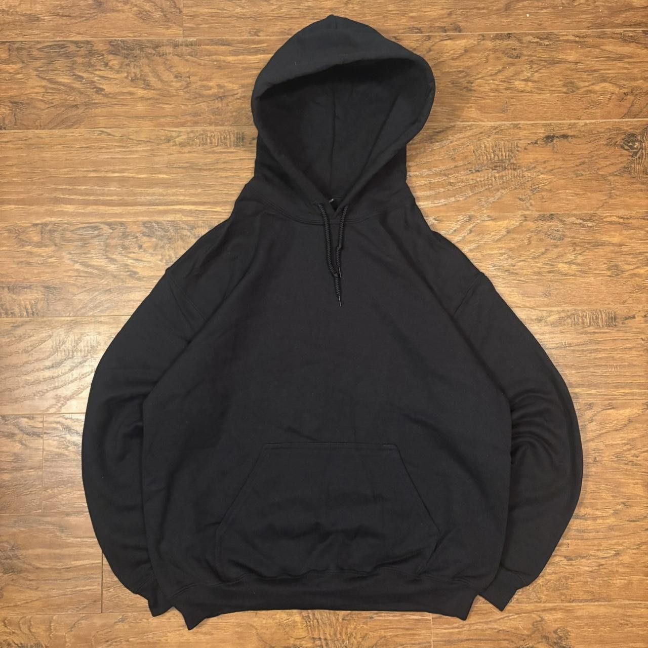 Vintage Crazy Vintage Y2K/2000s Blank Black Streetwear Essential Hoodie! Size US M / EU 48-50 / 2 - 1 Thumbnail