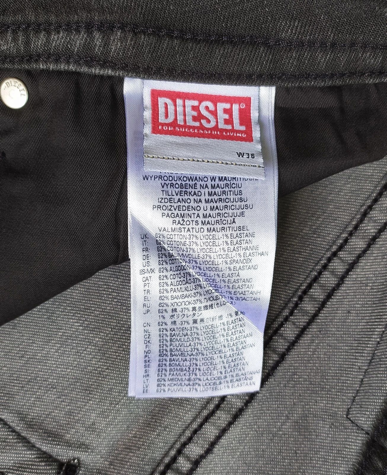Diesel Diesel BUSTER-X L.32 MENS JEANS T/9791 Size US 36 / EU 52 - 7 Thumbnail