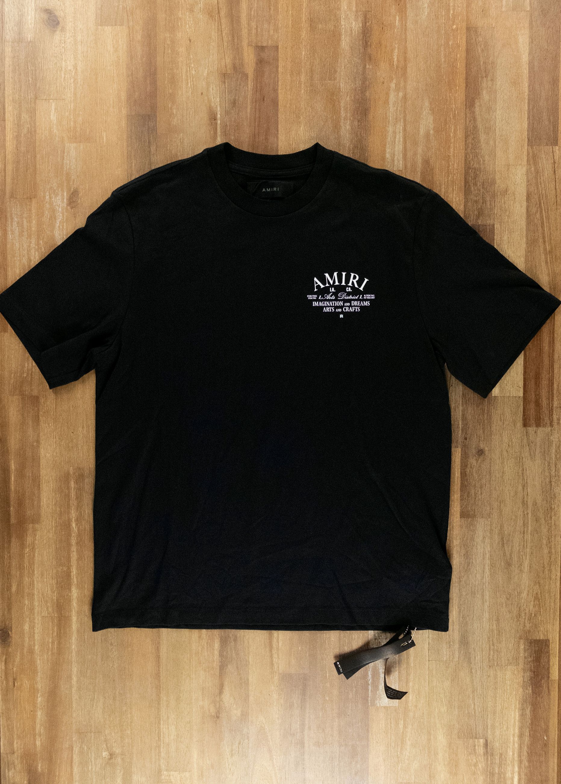 Amiri AMIRI black LA Arts District logo print t-shirt Medium Size US M / EU 48-50 / 2 - 4 Thumbnail