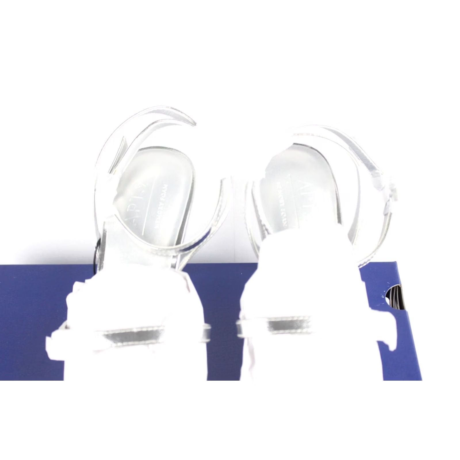 Apt. 9 Apt. 9 Women's Three Strap Buckle Dress Heels 9 Silver Size M / US 6-8 / IT 42-44 - 4 Thumbnail