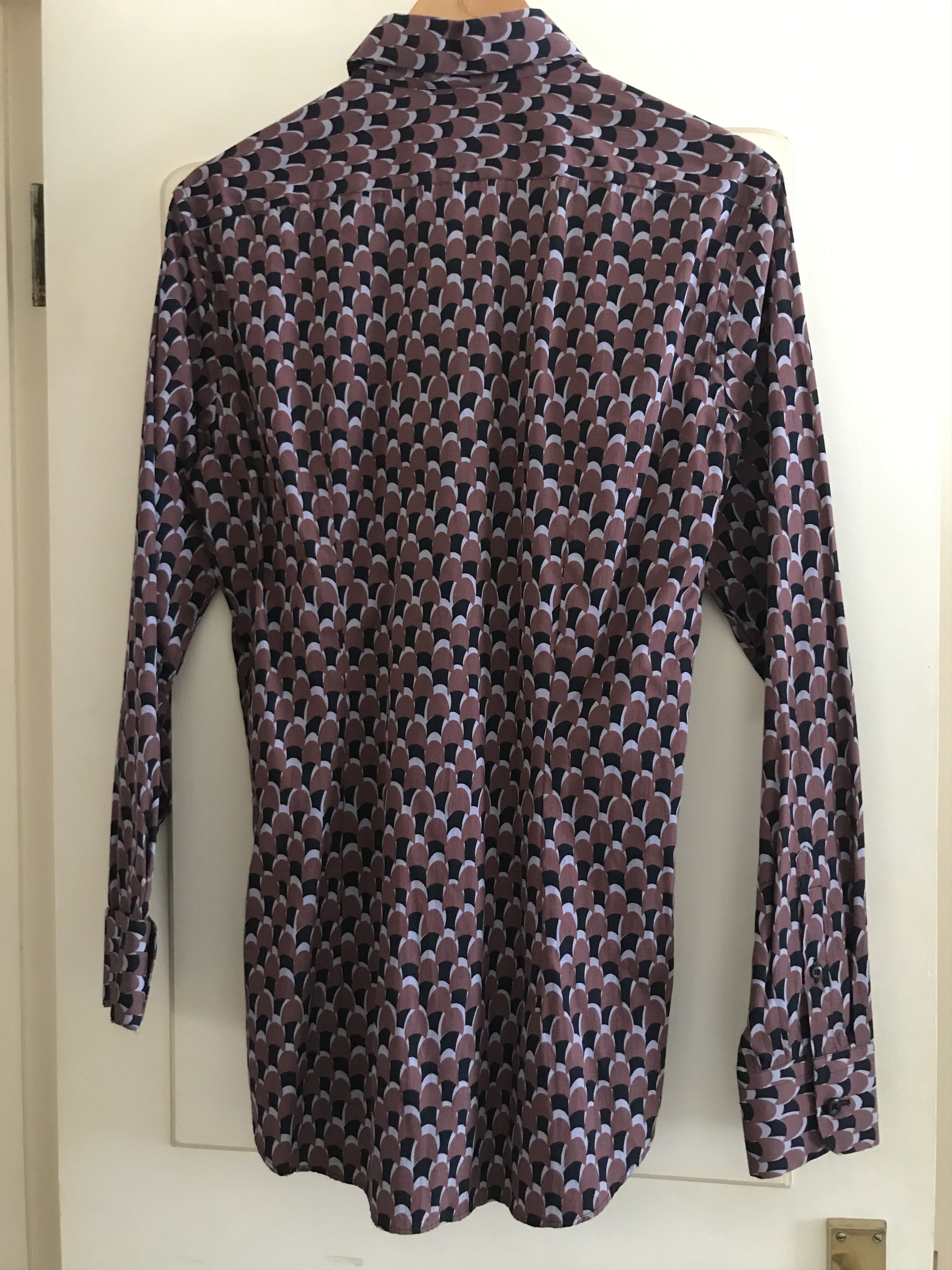 Prada Prada shirt retro futuristic pattern aw16 Size US M / EU 48-50 / 2 - 4 Thumbnail