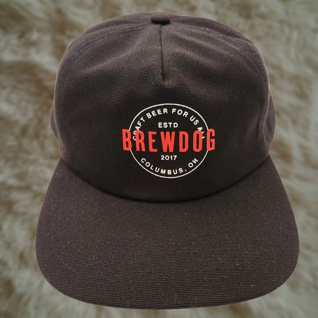 Vintage BrewDog Beer Hat Cap Snapback Black Columbus Ohio Size ONE SIZE - 1 Thumbnail
