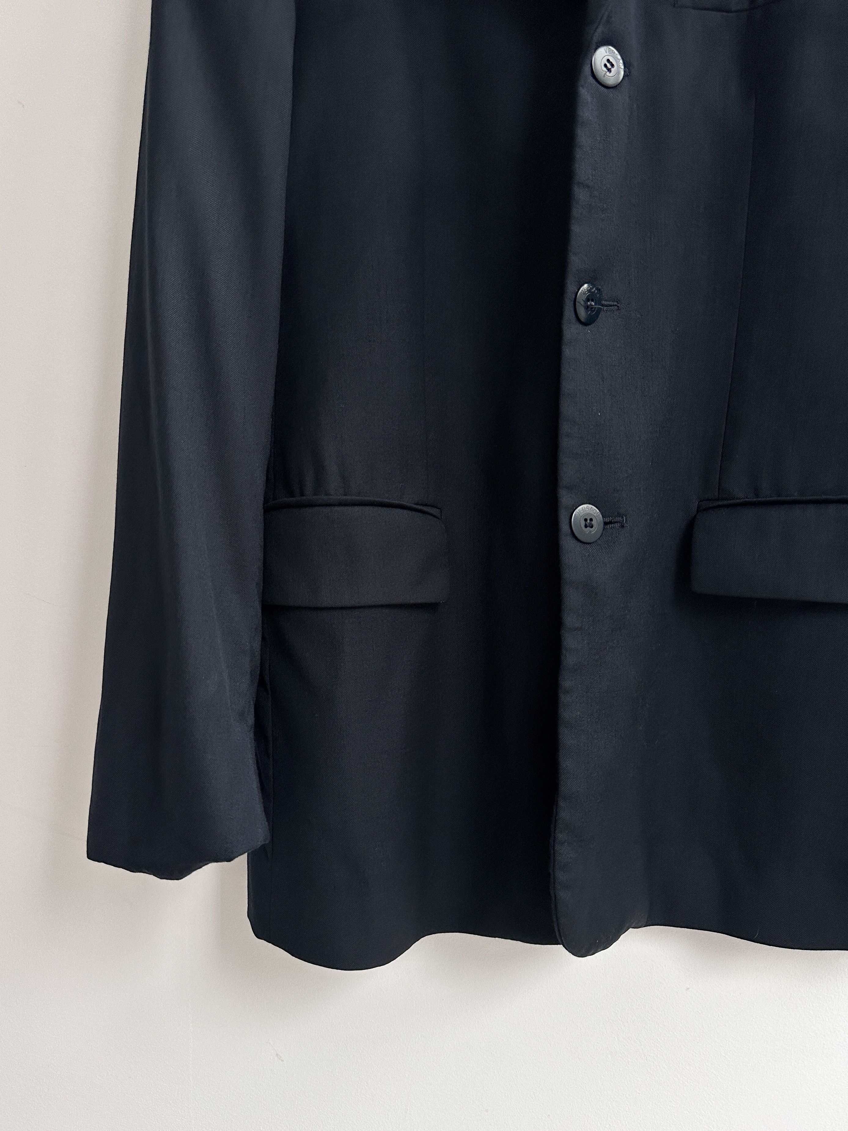 Versace Vintage Gianni Versace Navy Blazer Size 50R - 5 Thumbnail