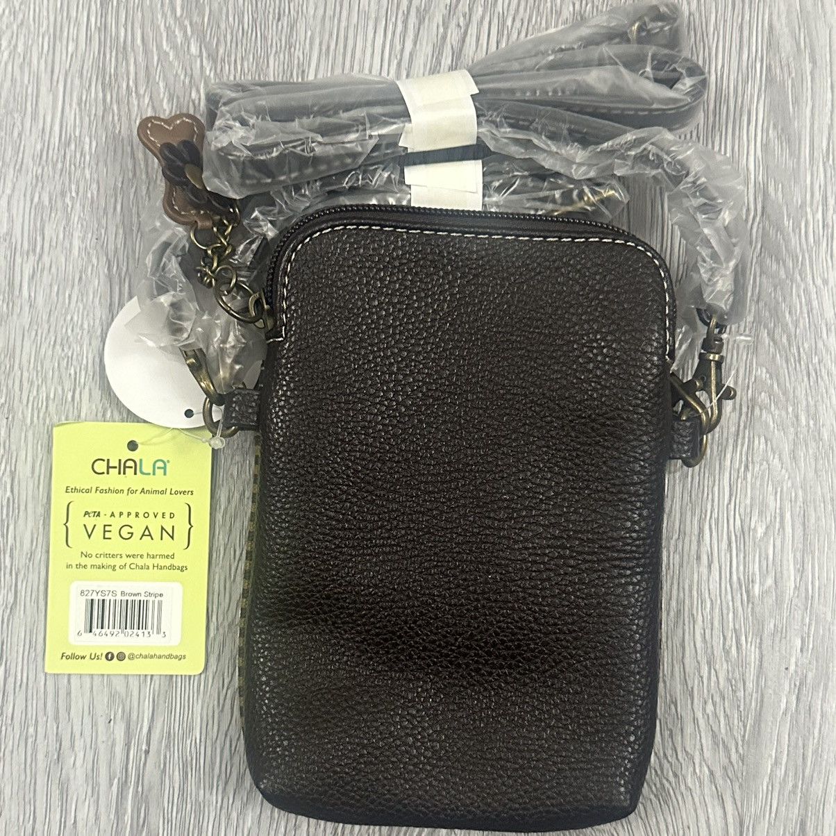 Designer NWT Chala Yorkie Dog Convertible Crossbody Bag Size ONE SIZE - 3 Thumbnail