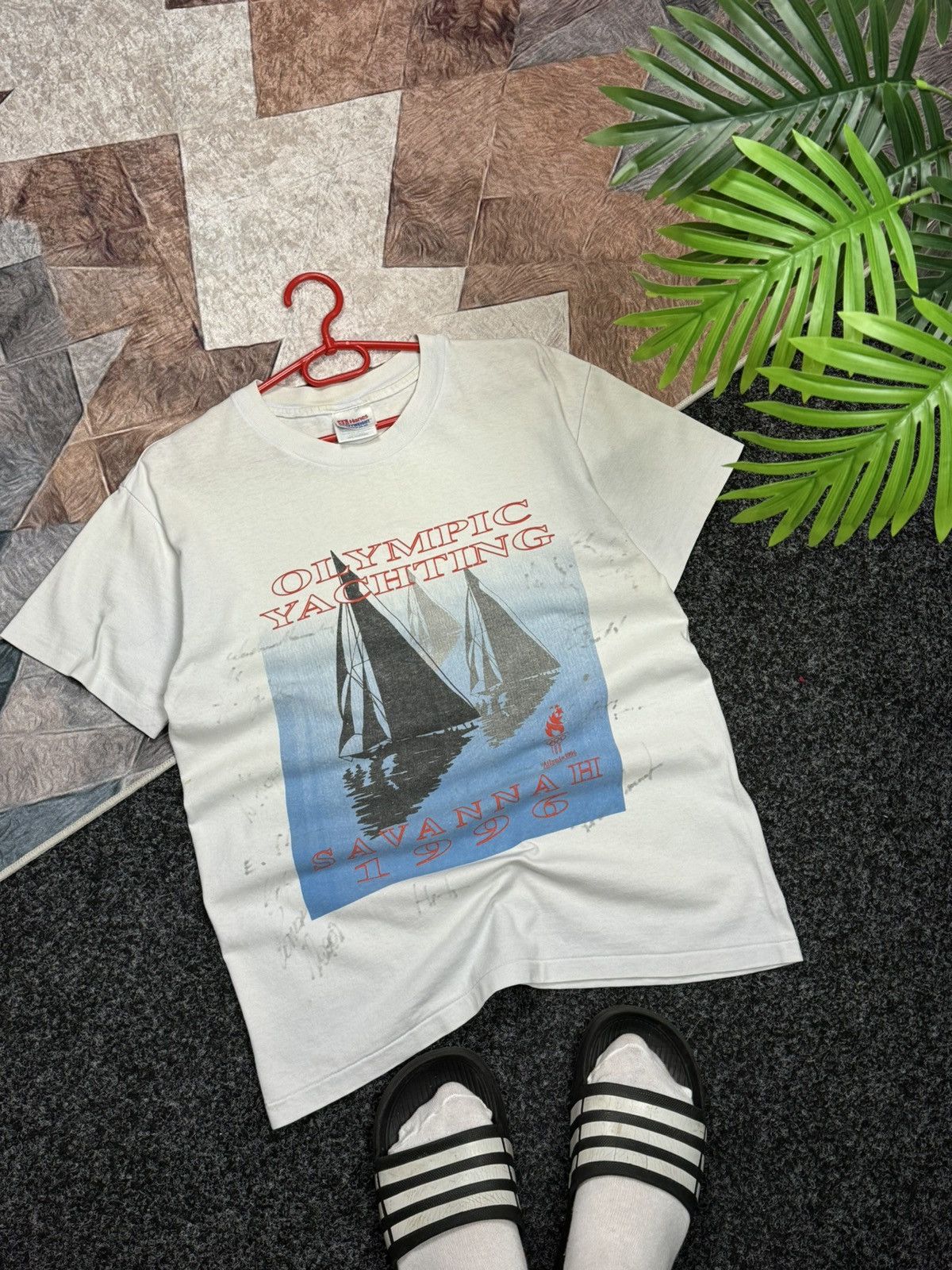 Vintage Olympic Yachting Atlanta Savannah 1996 Size US M / EU 48-50 / 2 - 19 Thumbnail
