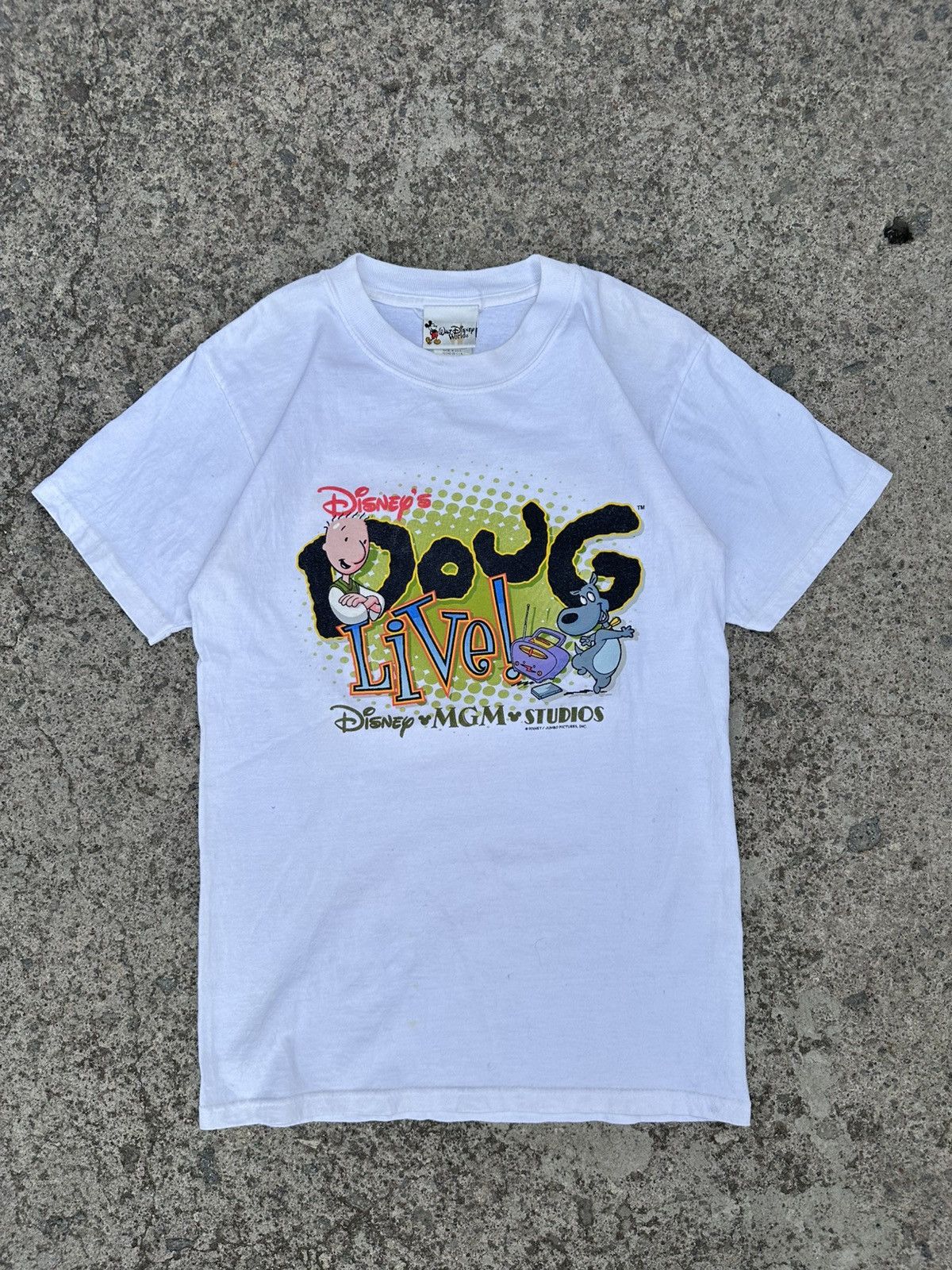 Disney Vintage 90s Disney MGM Studios Doug Live Park Tee Size US S / EU 44-46 / 1 - 1 Thumbnail