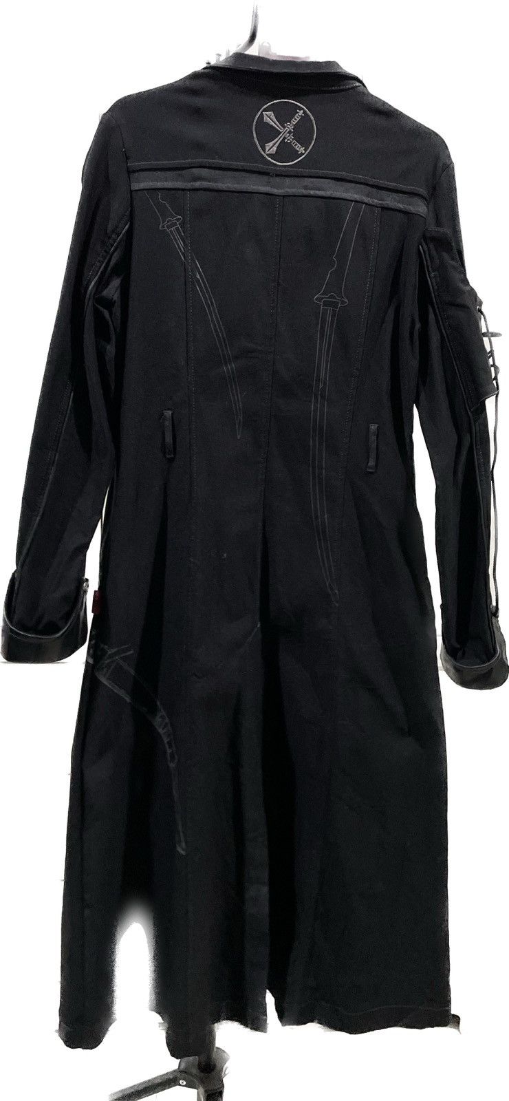 Cloak × Japanese Brand Rare🔥 Ozz Conte Japanese Samurai Long Punk Jacket Size ONE SIZE - 11 Thumbnail