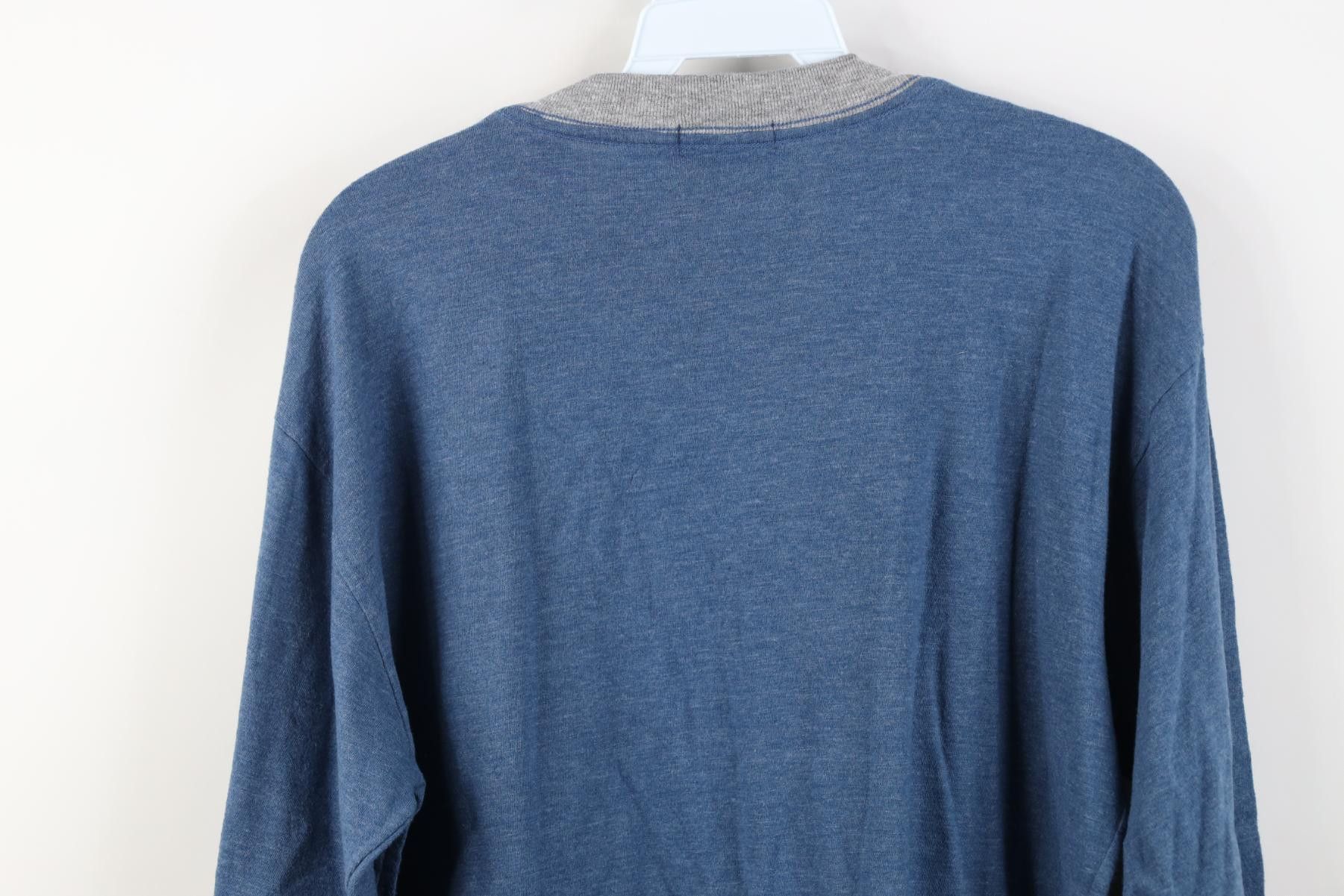 Vintage Vintage 90s Streetwear Blank Jersey Knit Long Sleeve T-Shirt Size US M / EU 48-50 / 2 - 10 Thumbnail