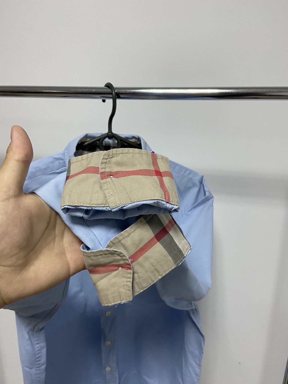 Burberry × Vintage Burberry Vintage Button Ups Classic Nova Check Small Logo Size US L / EU 52-54 / 3 - 5 Thumbnail