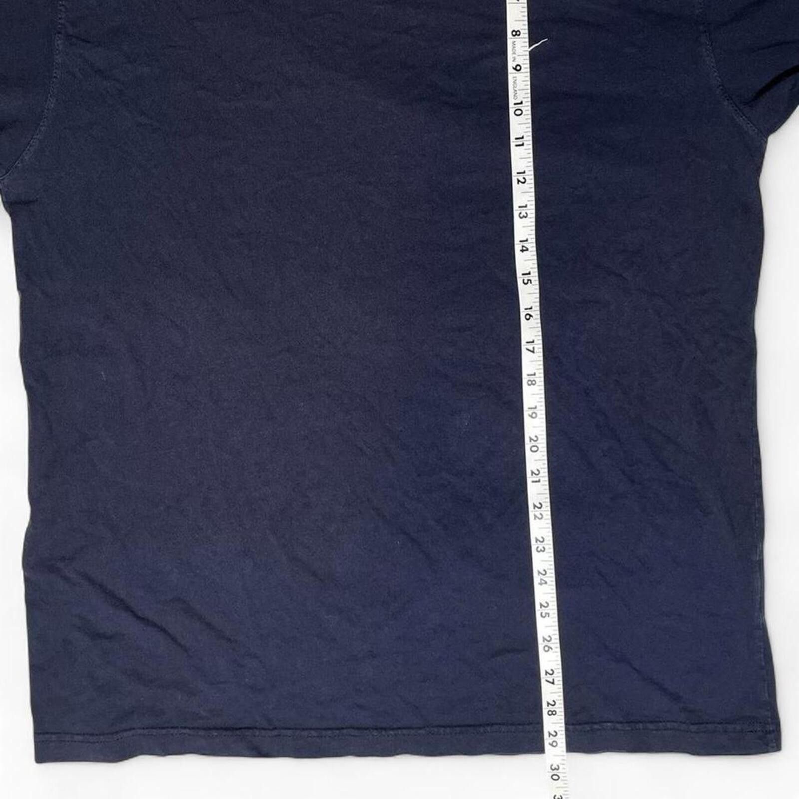 Nike Vintage 90s Nike Tag Embroidered Swoosh T-Shirt Navy Black Size US XL / EU 56 / 4 - 4 Thumbnail