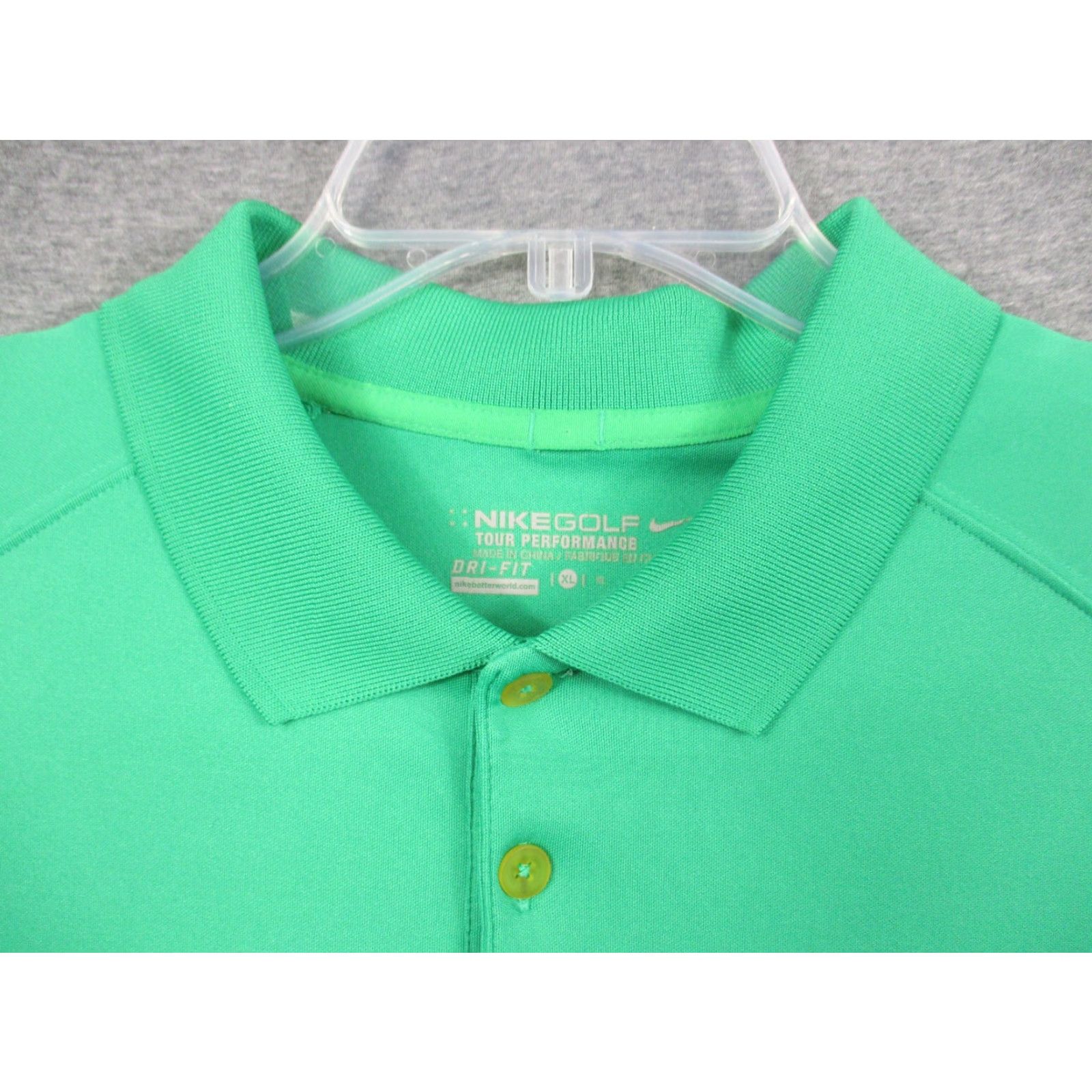 Nike Nike Polo Shirt Mens XL Green Short Sleeve Performance Golf Ross Bridge Size US XL / EU 56 / 4 - 3 Thumbnail