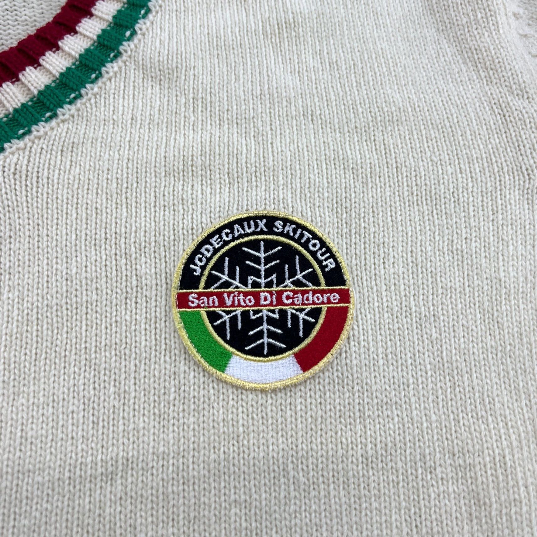 Vintage Holebrook Sweden Mens Sweater Medium V-Neck Wool White Ski Tour Size US M / EU 48-50 / 2 - 3 Thumbnail
