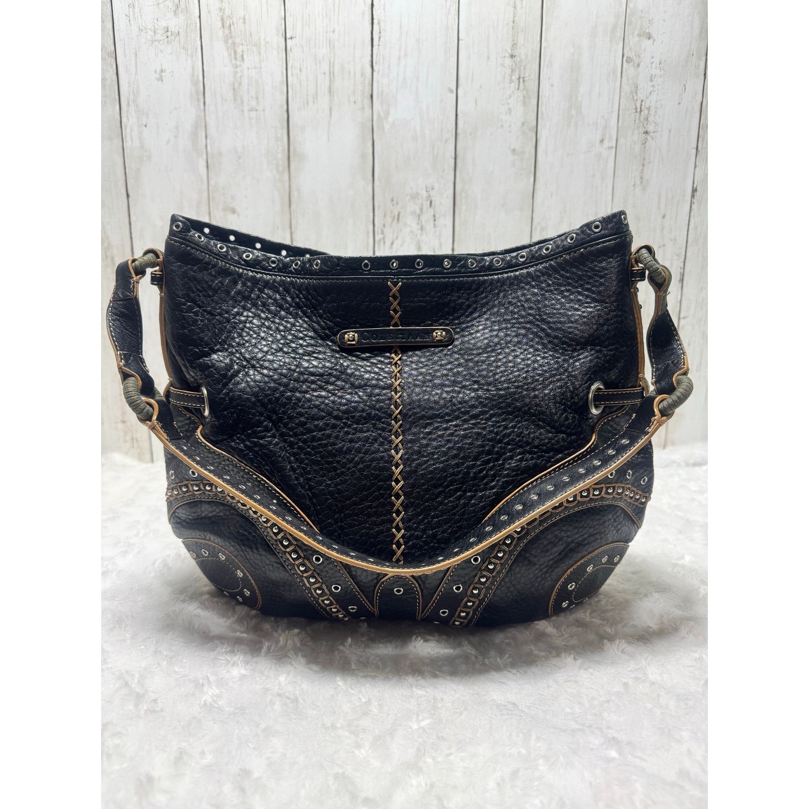 Cole Haan Authentic Louis Vuitton Alma Handbag Monogram Vernis SN4114 Size ONE SIZE - 6 Thumbnail