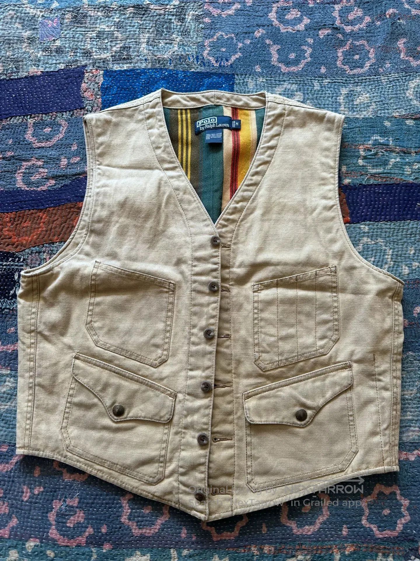 RRL Ralph Lauren Polo Ralph Lauren RRL Washed Distressed Vest. Size US M / EU 48-50 / 2 - 1 Thumbnail